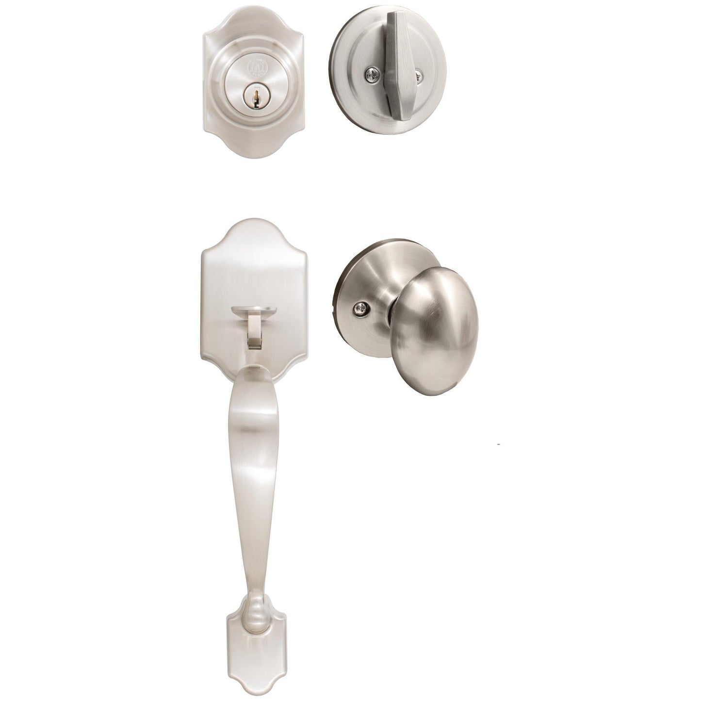 Cedar Brook Handleset with Springhill Interior Trim