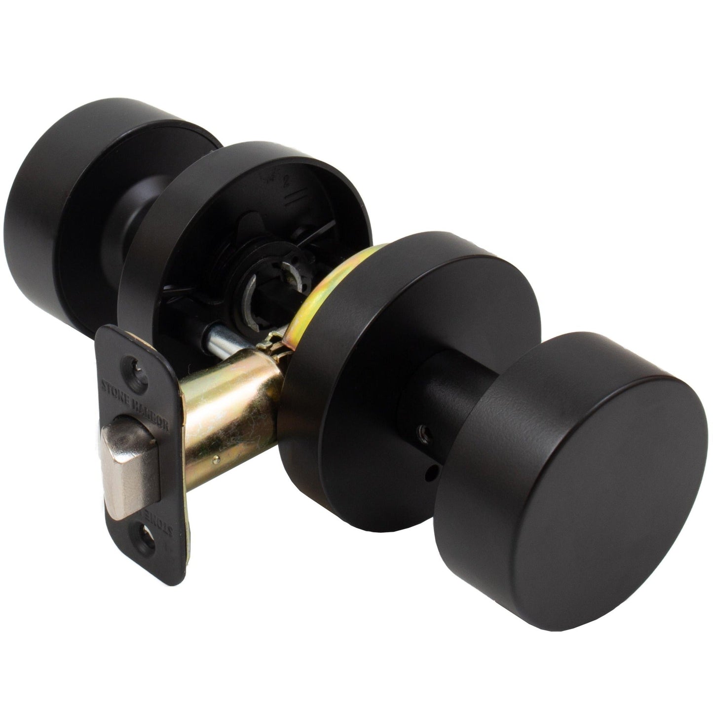 Bonn Privacy/Bed/Bath Knob w/Round Rosette