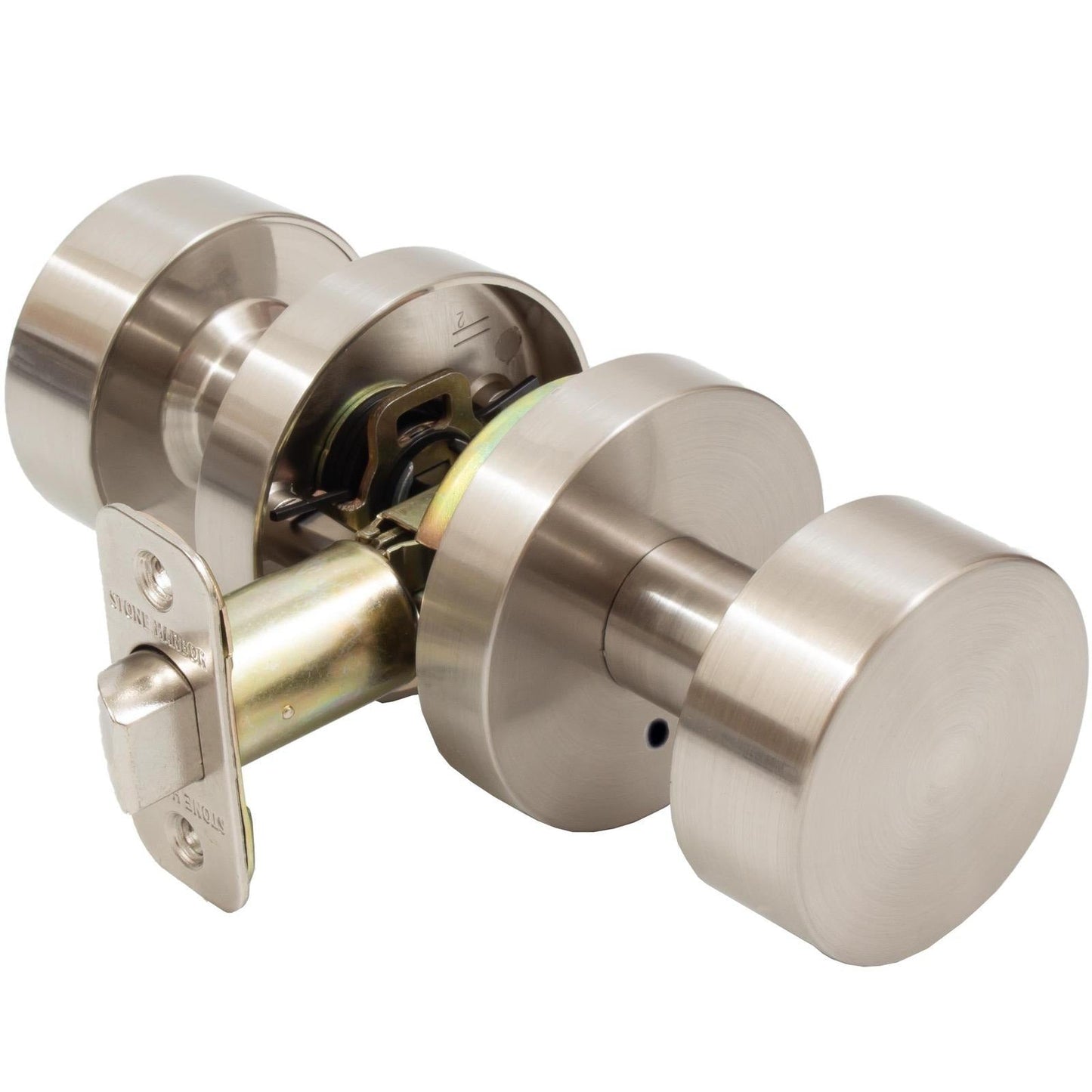 Bonn Privacy/Bed/Bath Knob w/Round Rosette
