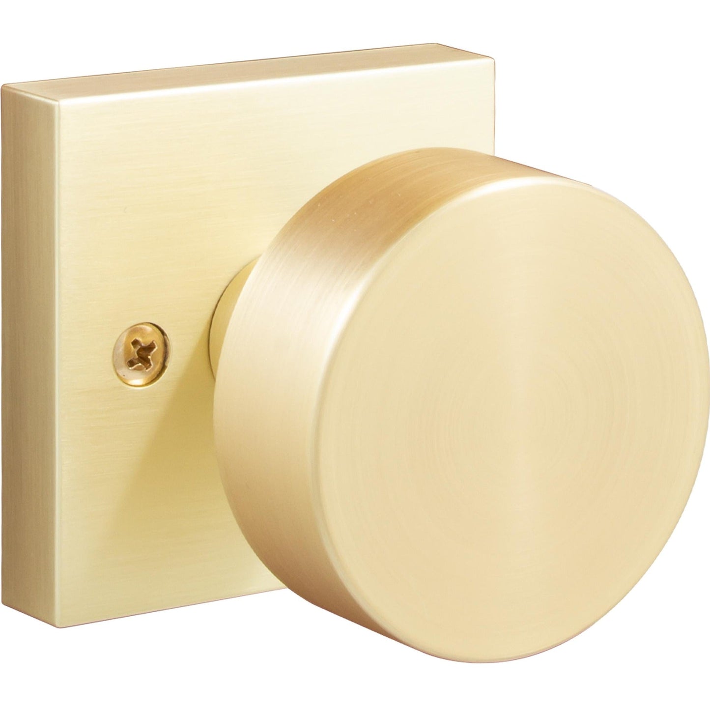 Bonn Door Knob with Square Rosette, Dummy (Non-Turning) Latch
