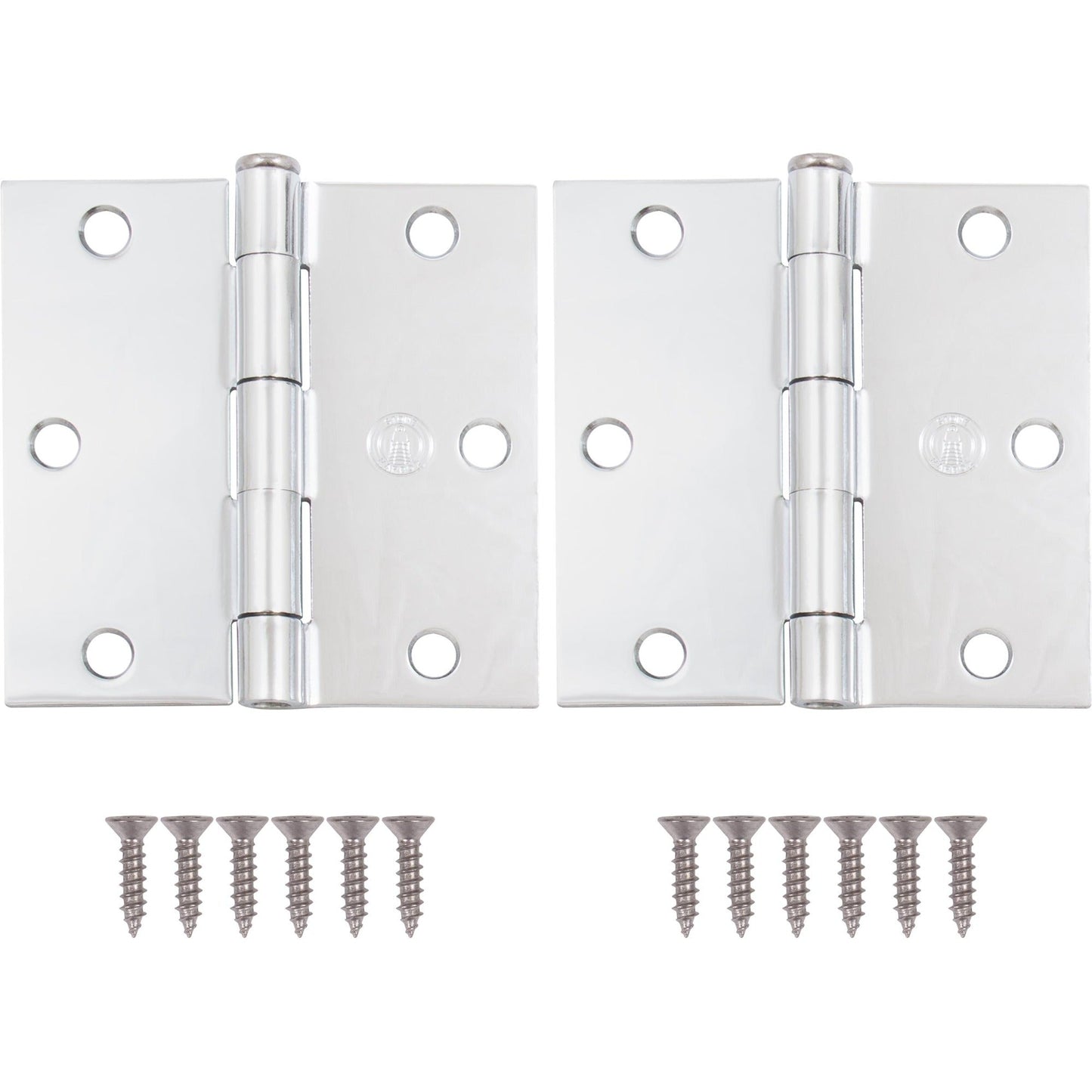 3-1/2" Door Hinges, Square Corner