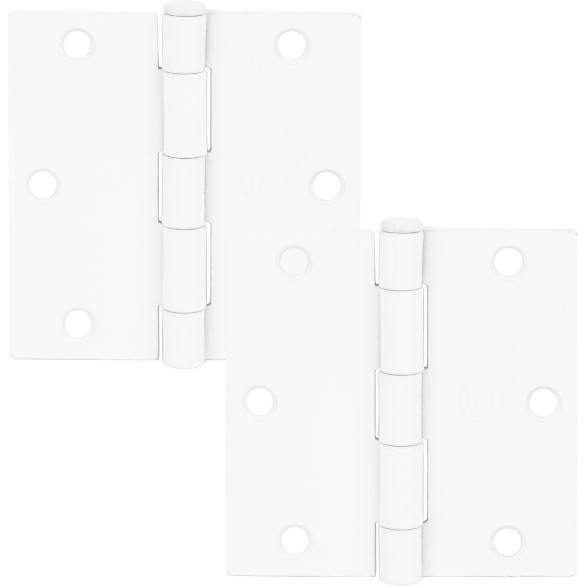 3-1/2" Door Hinges, Square Corner