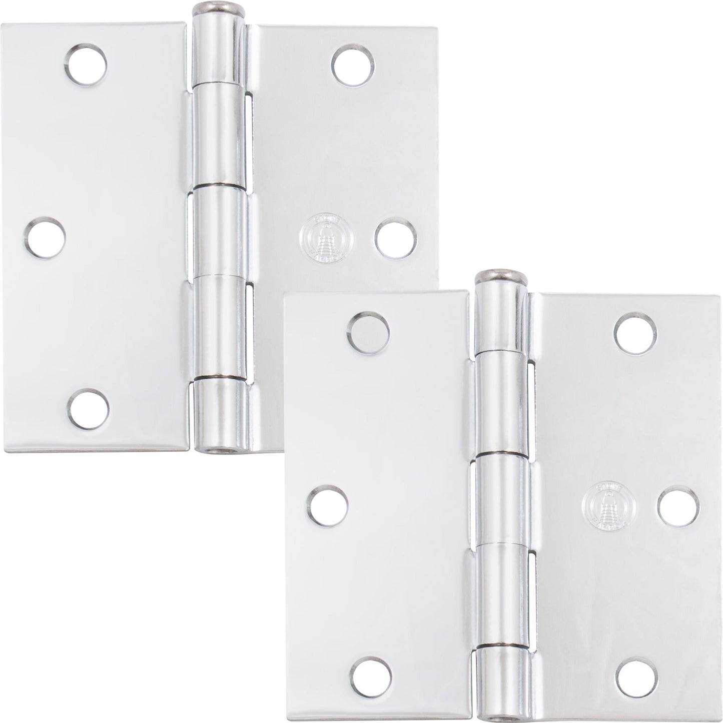 3-1/2" Door Hinges, Square Corner