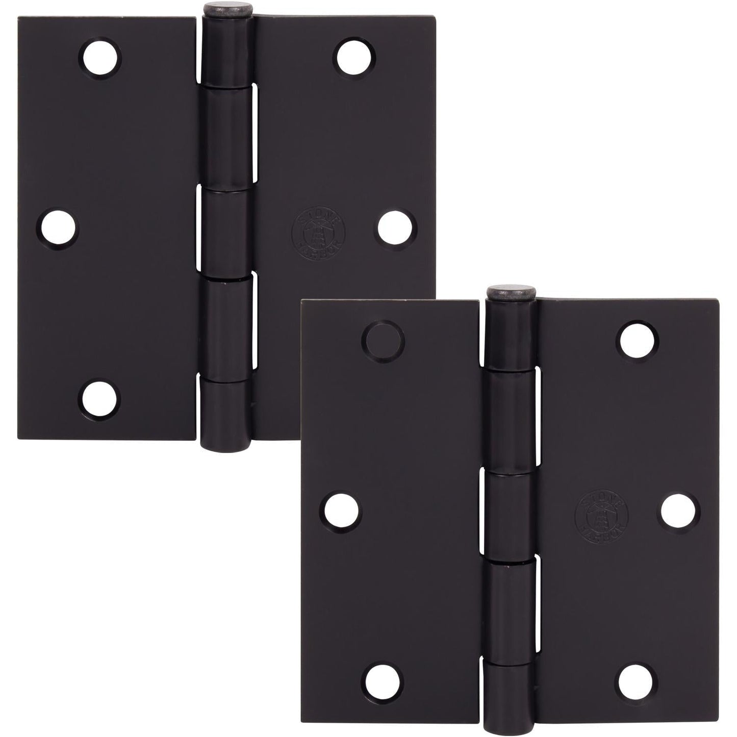 3-1/2" Door Hinges, Square Corner