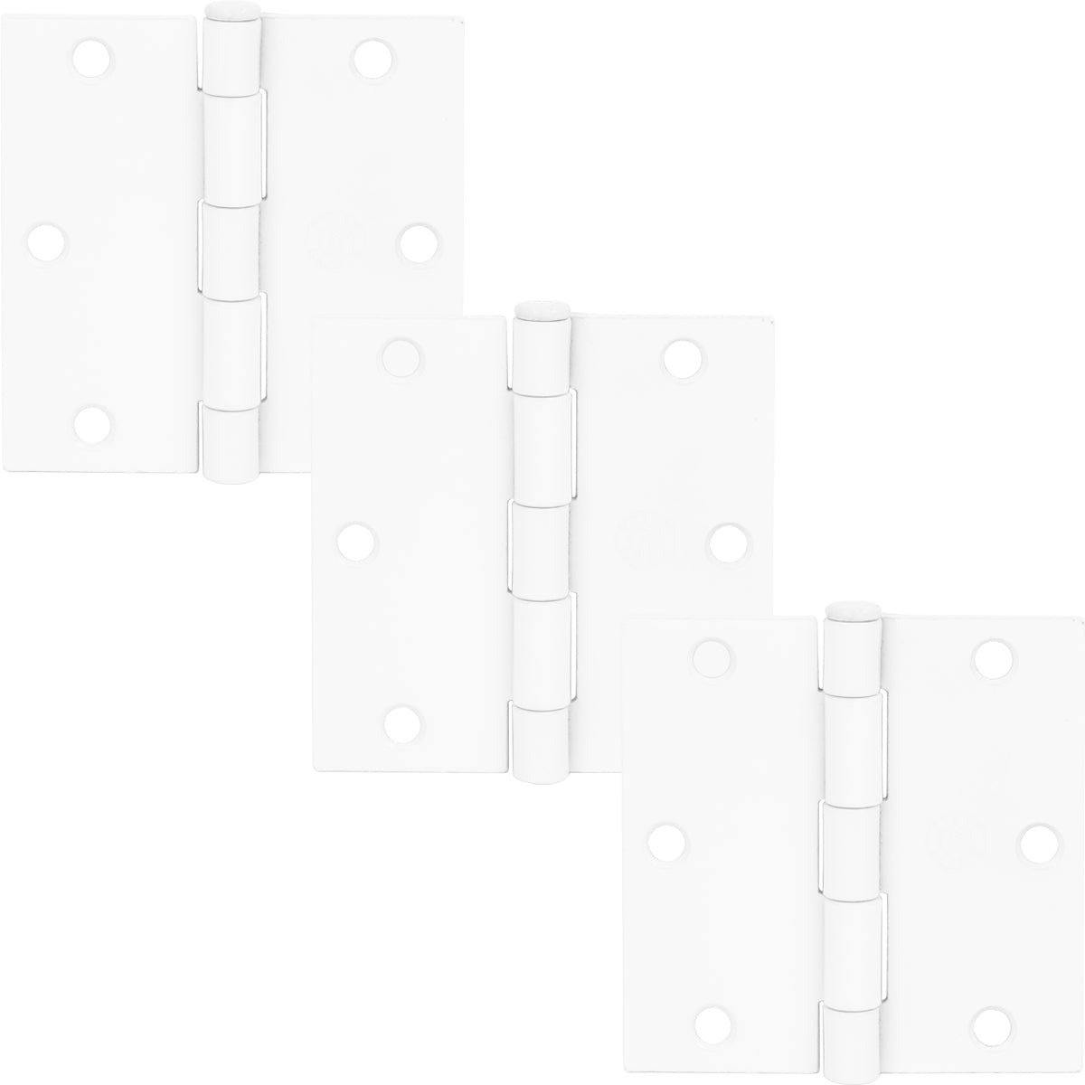 3-1/2" Door Hinges, Square Corner