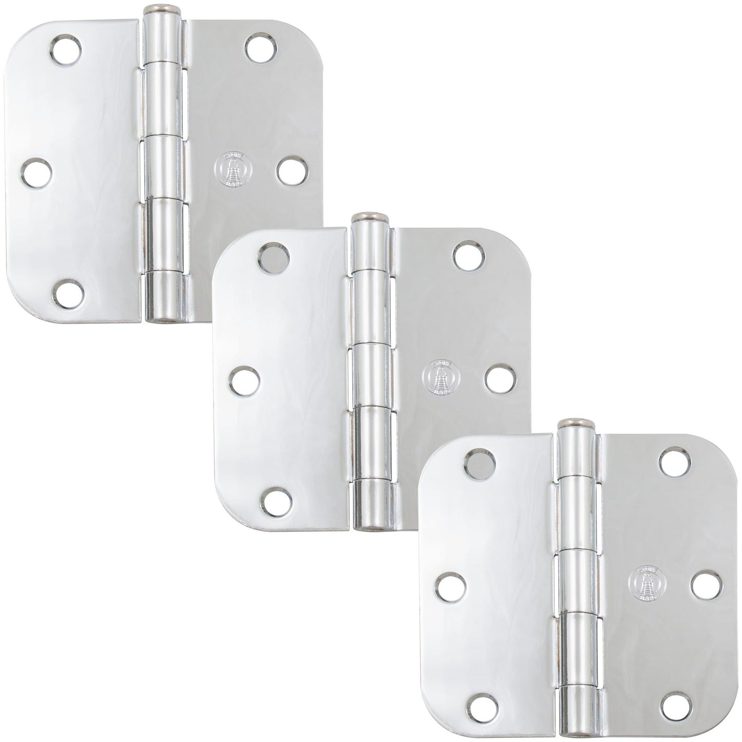 3-1/2" Door Hinges, 5/8" Radius Corner