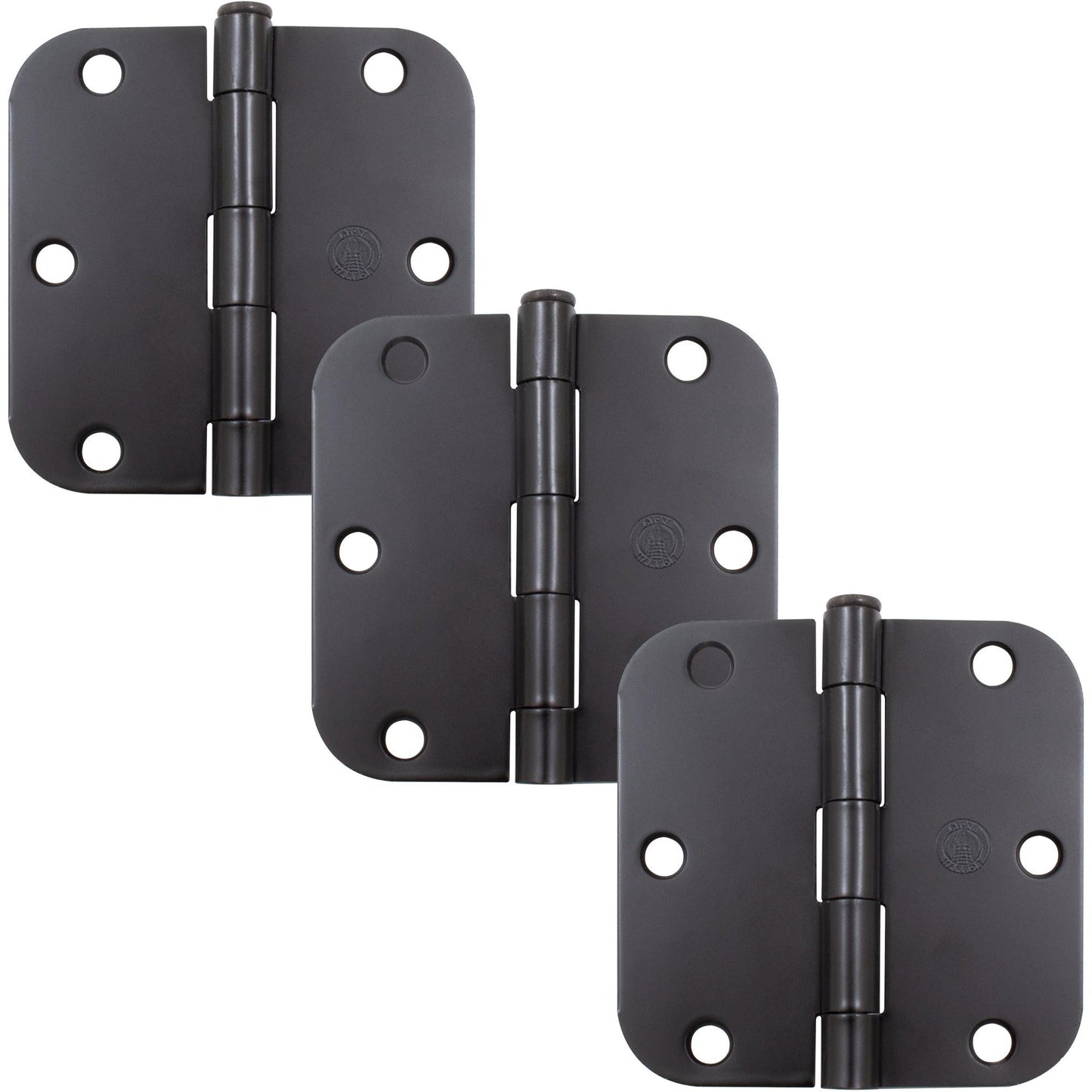 3-1/2" Door Hinges, 5/8" Radius Corner