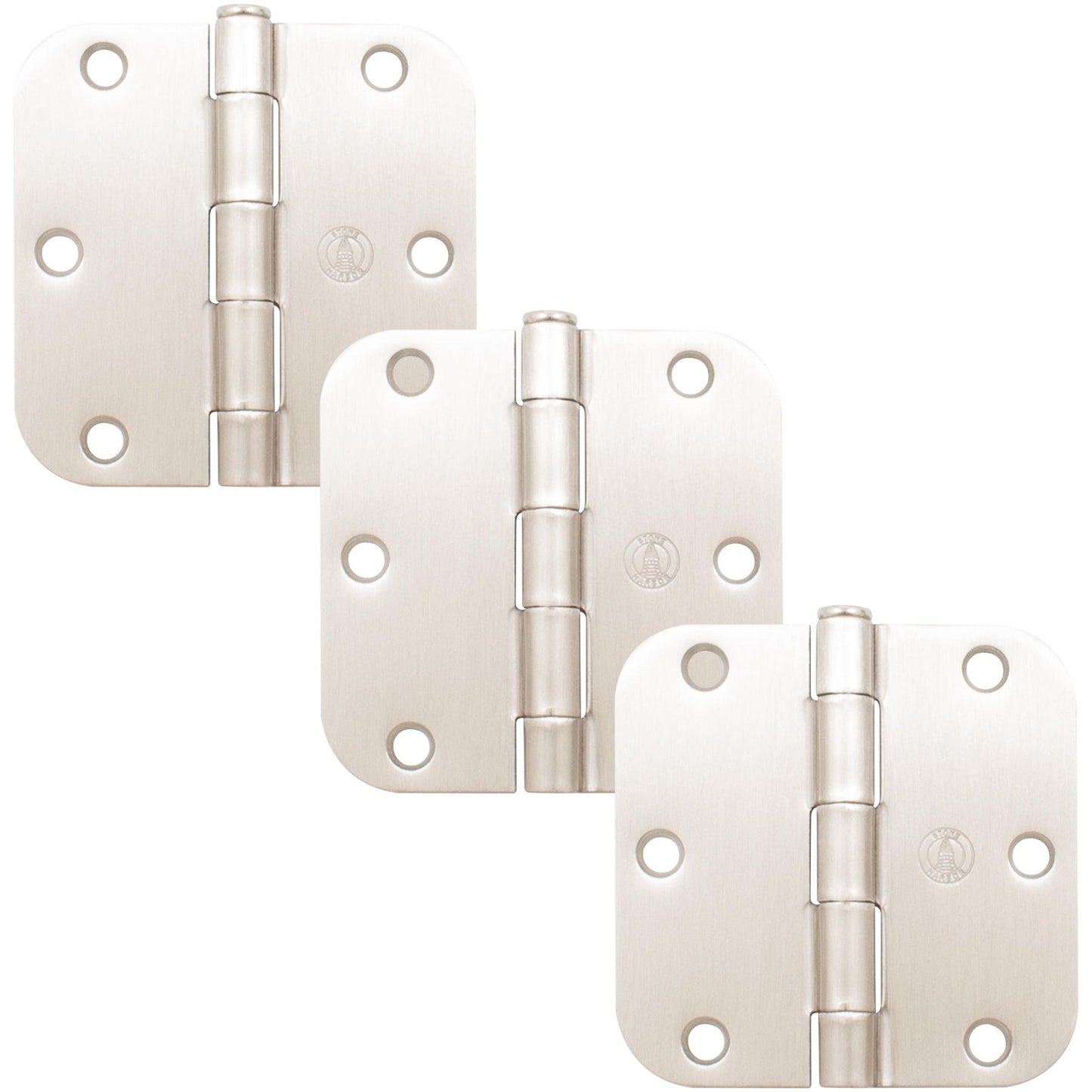 3-1/2" Door Hinges, 5/8" Radius Corner