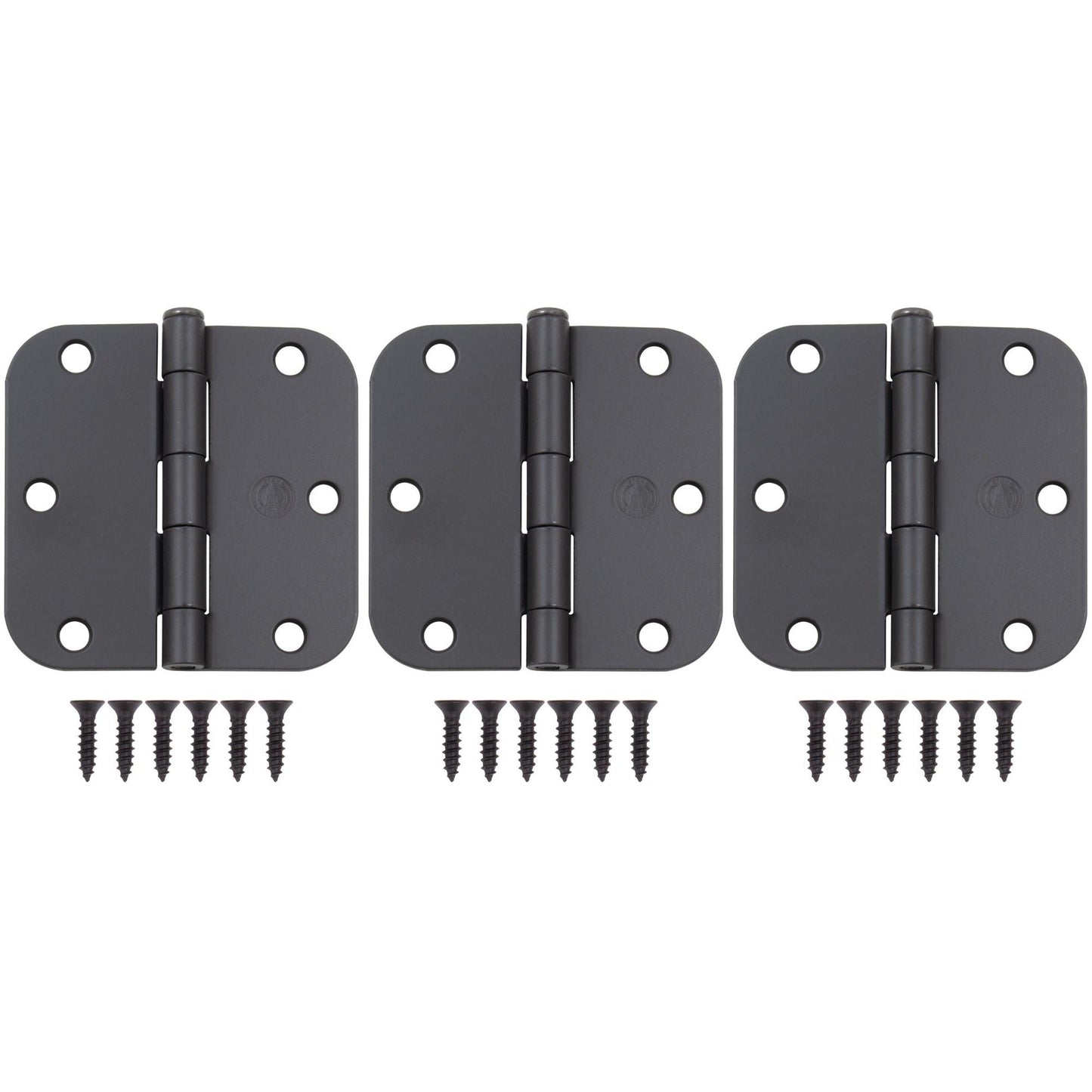 3-1/2" Door Hinges, 5/8" Radius Corner