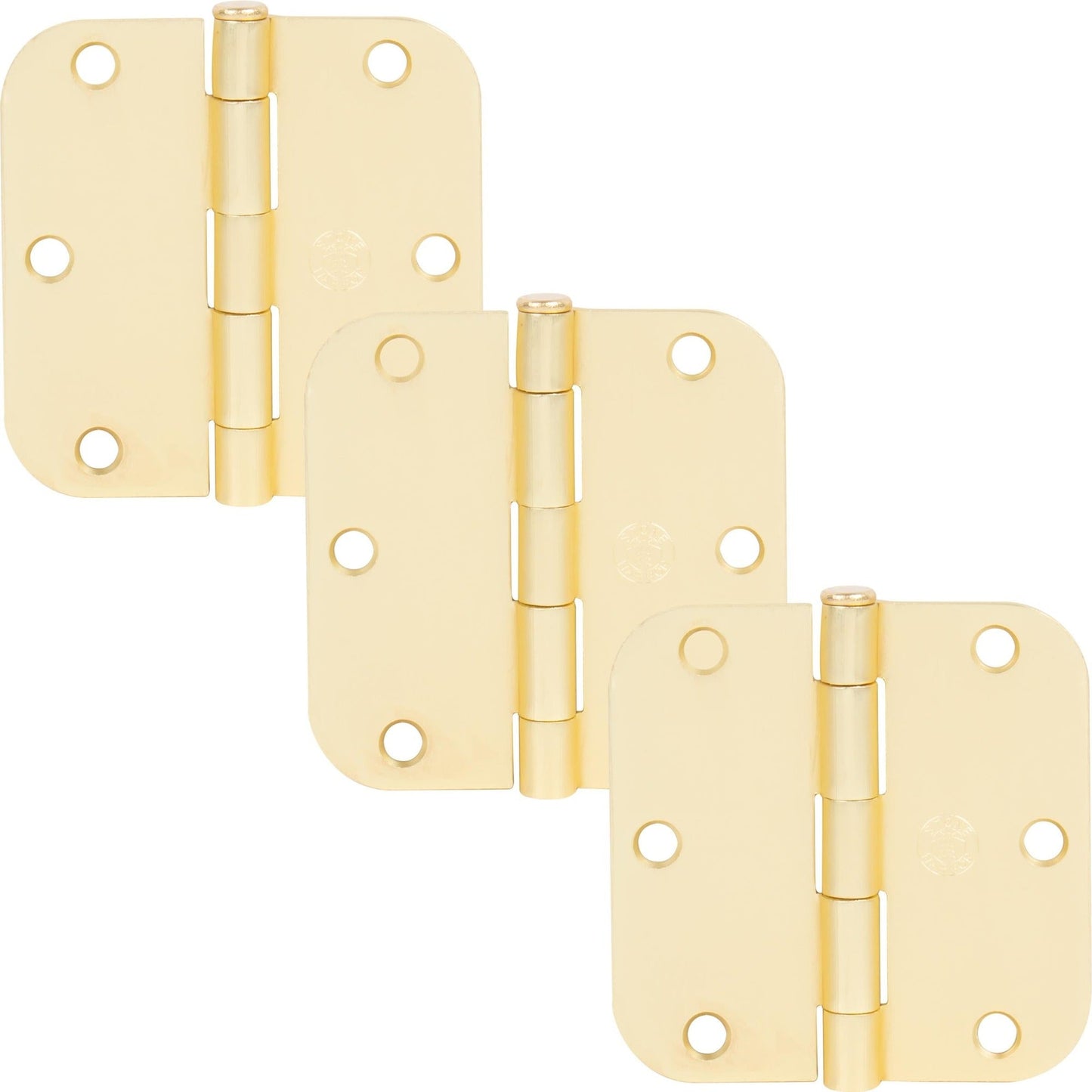 3-1/2" Door Hinges, 5/8" Radius Corner