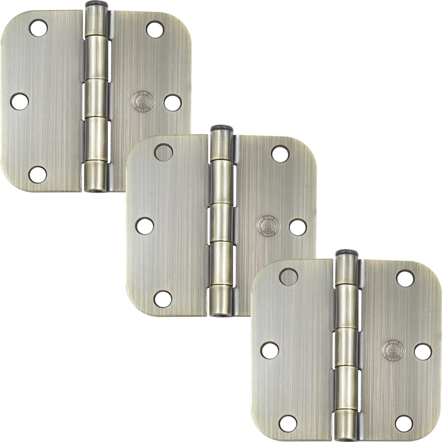 3-1/2" Door Hinges, 5/8" Radius Corner