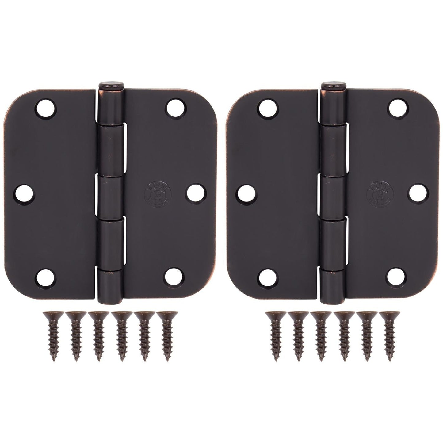 3-1/2" Door Hinges, 5/8" Radius Corner