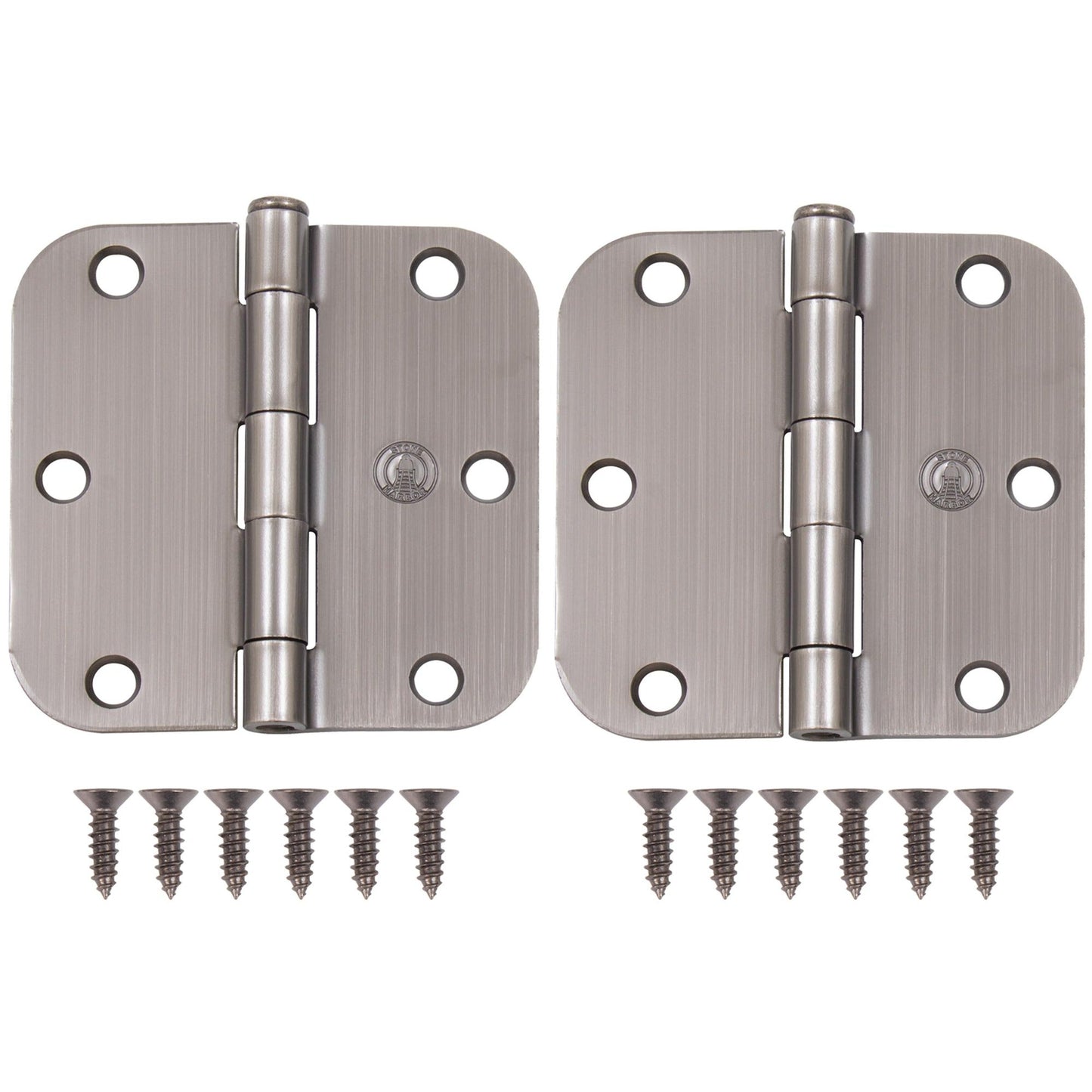 3-1/2" Door Hinges, 5/8" Radius Corner