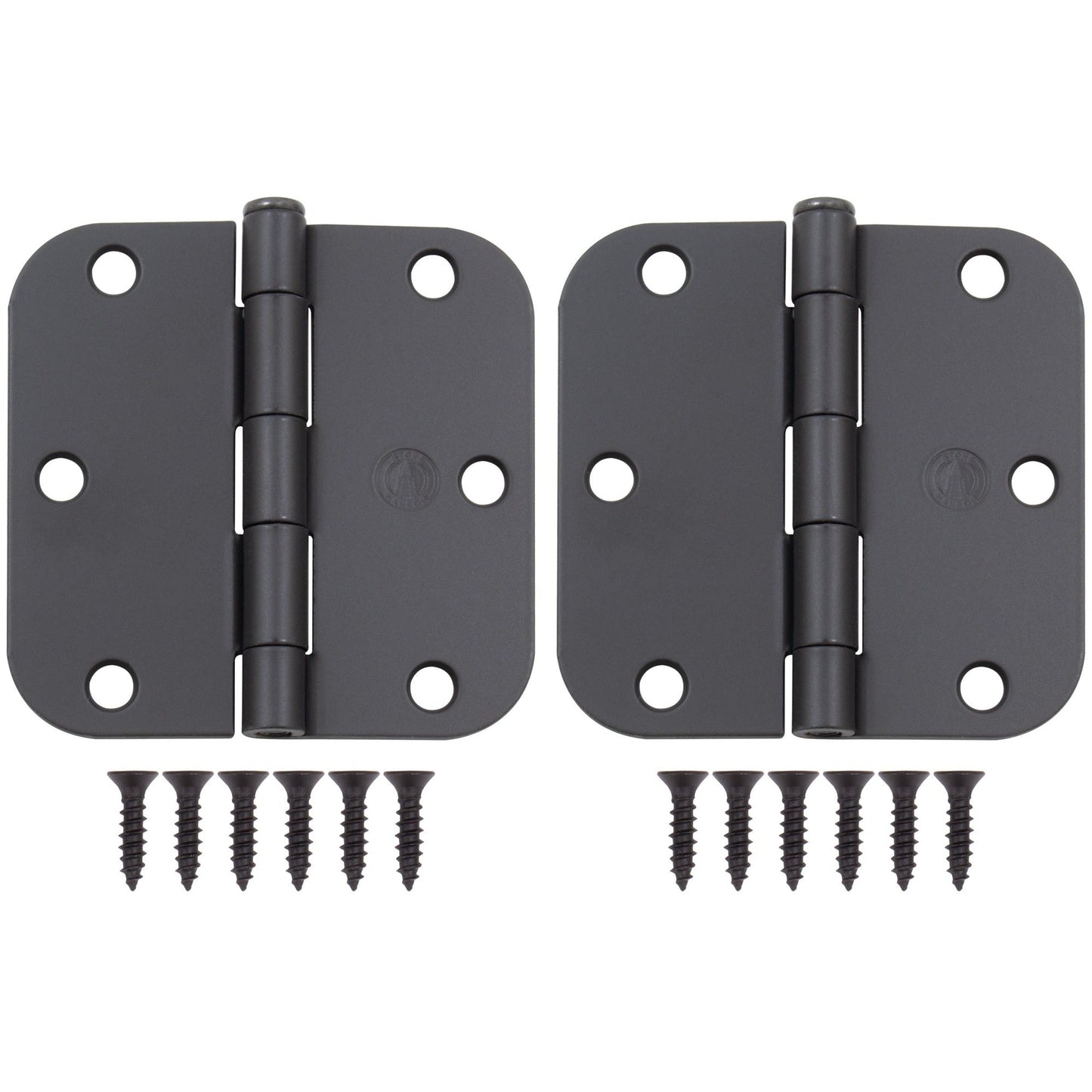 3-1/2" Door Hinges, 5/8" Radius Corner
