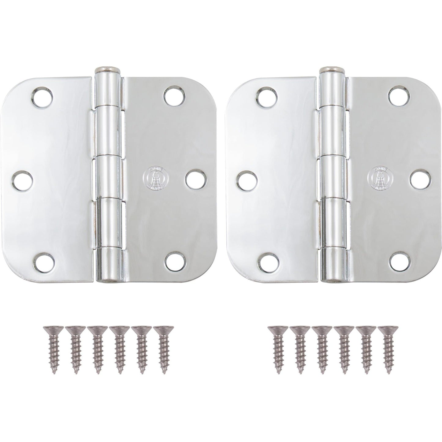 3-1/2" Door Hinges, 5/8" Radius Corner