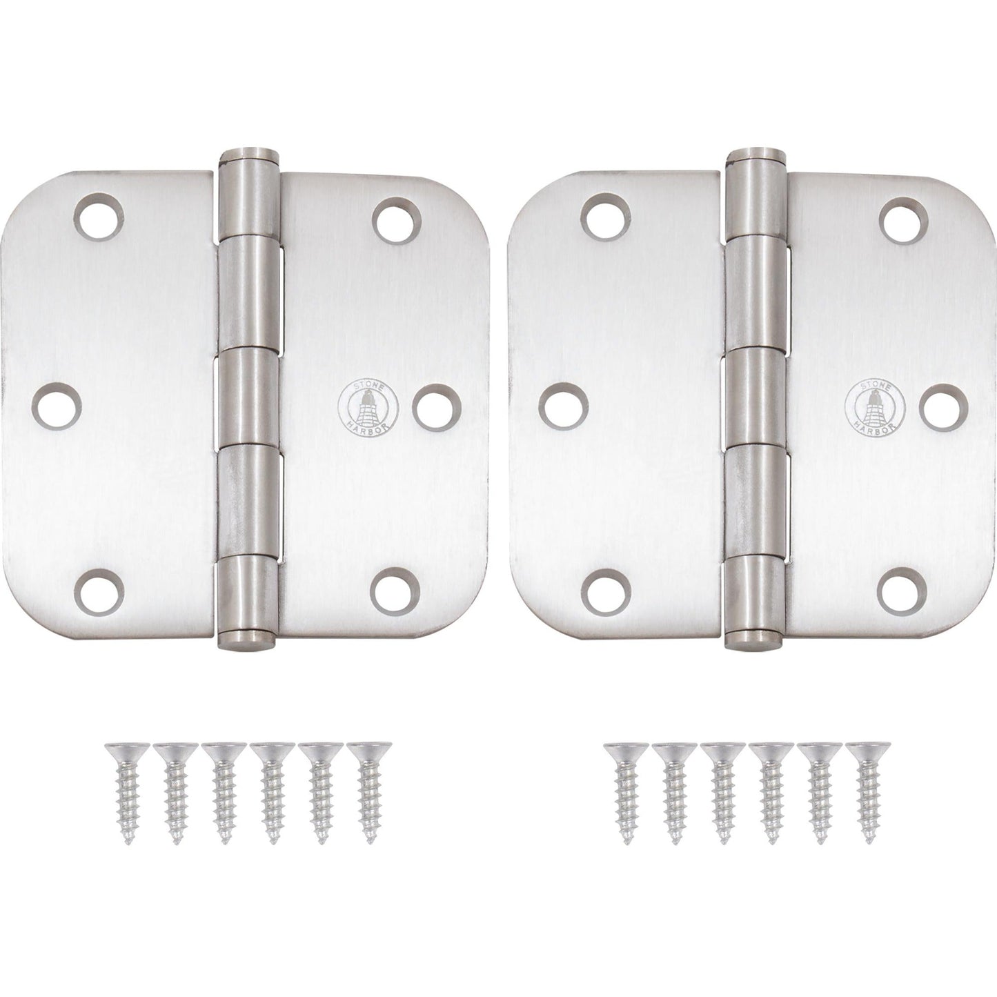 3-1/2" Door Hinges, 5/8" Radius Corner