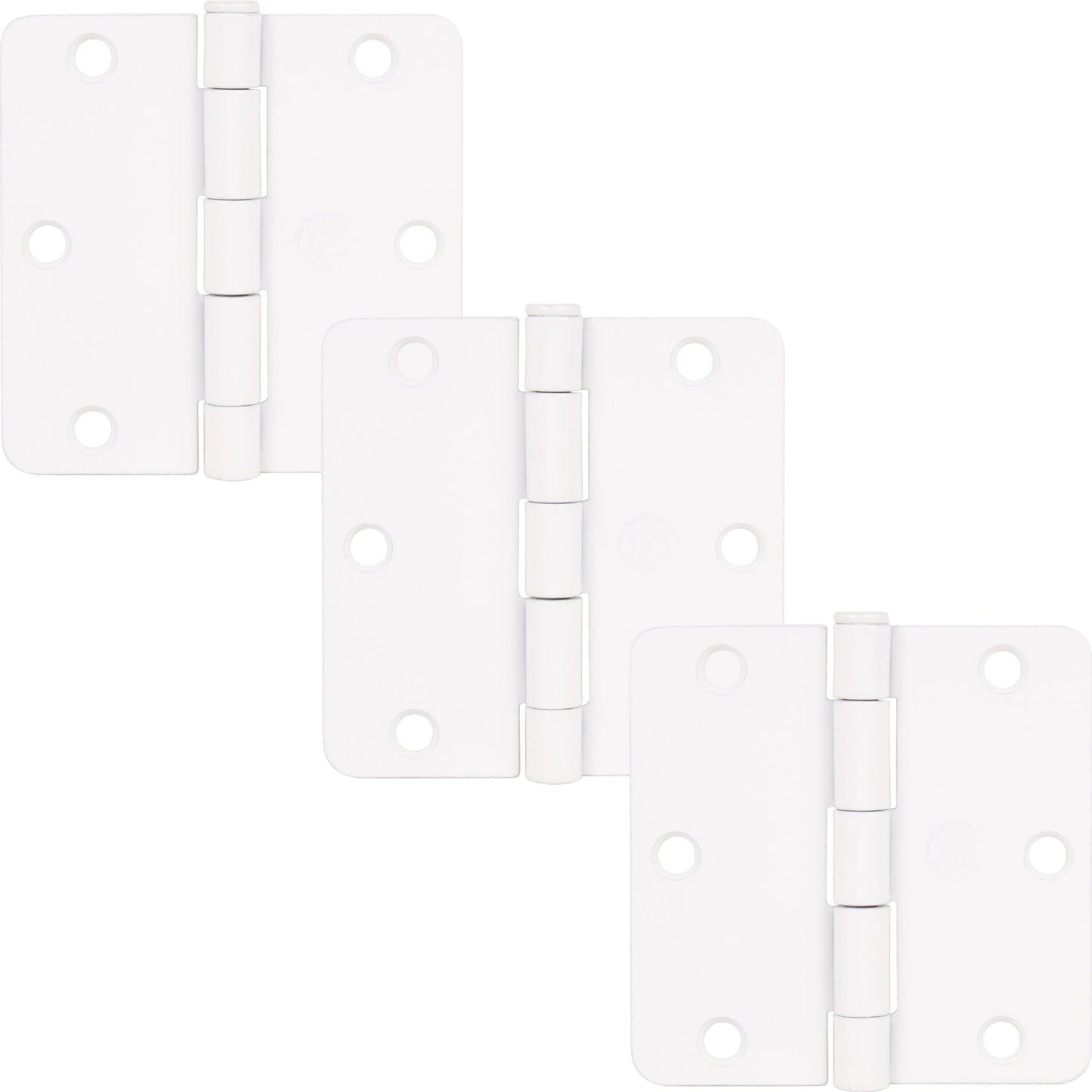 3-1/2" Door Hinges, 1/4" Radius Corner