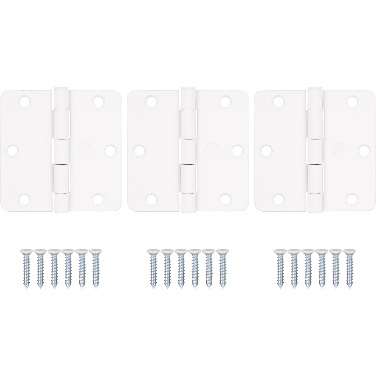 3-1/2" Door Hinges, 1/4" Radius Corner