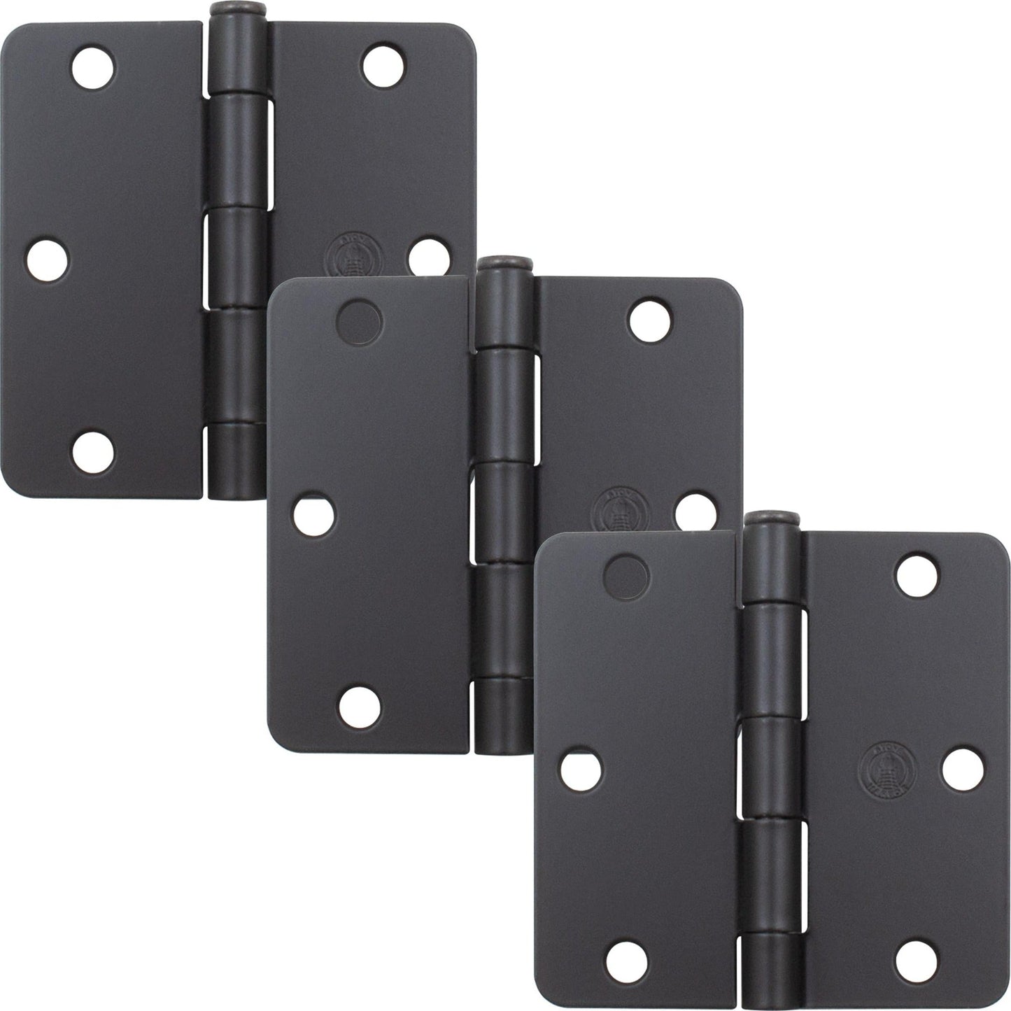 3-1/2" Door Hinges, 1/4" Radius Corner