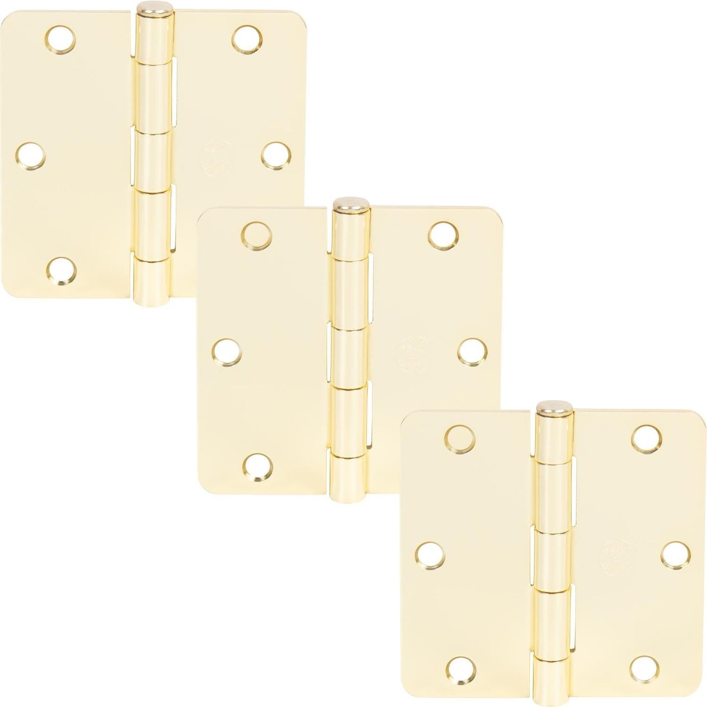 3-1/2" Door Hinges, 1/4" Radius Corner