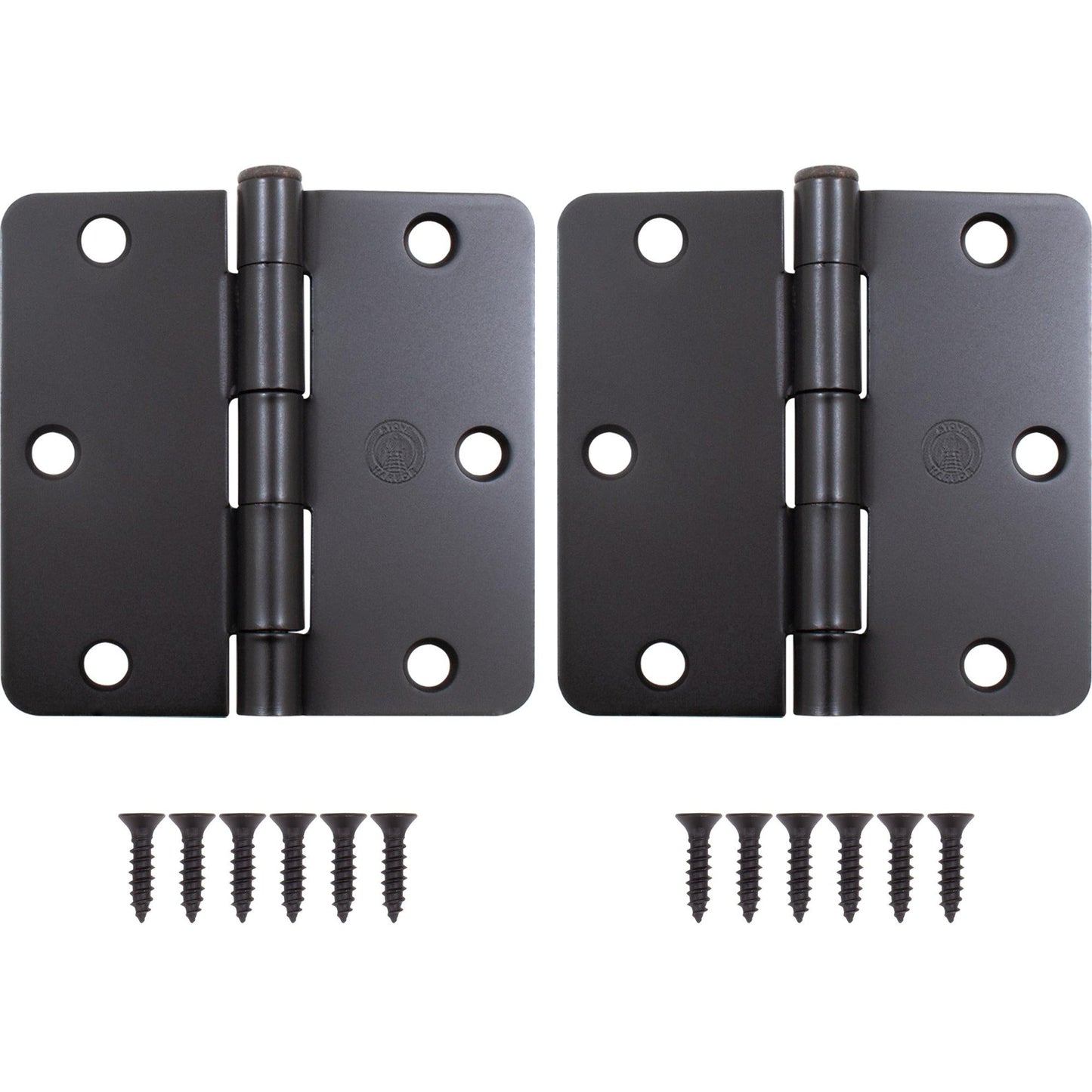 3-1/2" Door Hinges, 1/4" Radius Corner