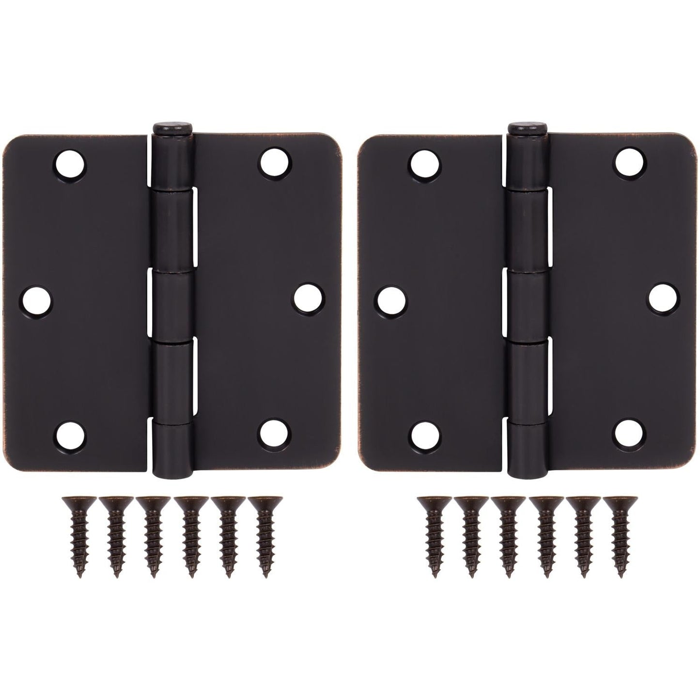 3-1/2" Door Hinges, 1/4" Radius Corner