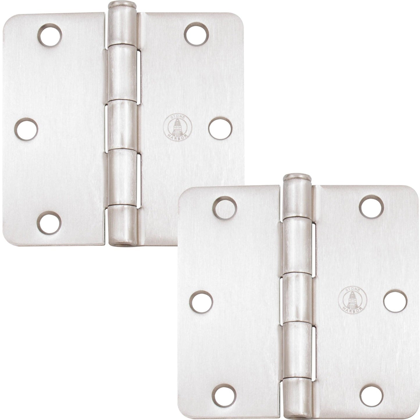 3-1/2" Door Hinges, 1/4" Radius Corner