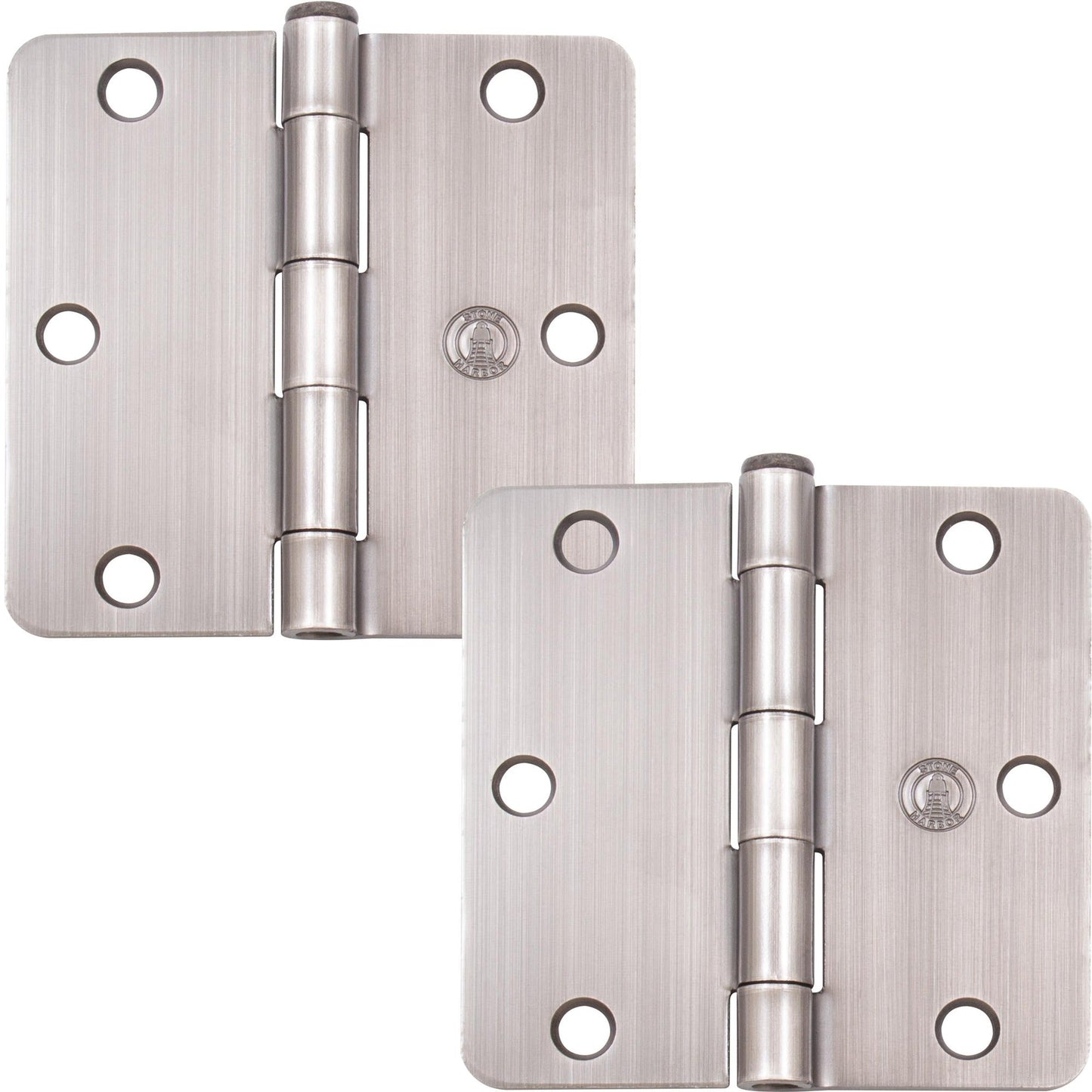 3-1/2" Door Hinges, 1/4" Radius Corner