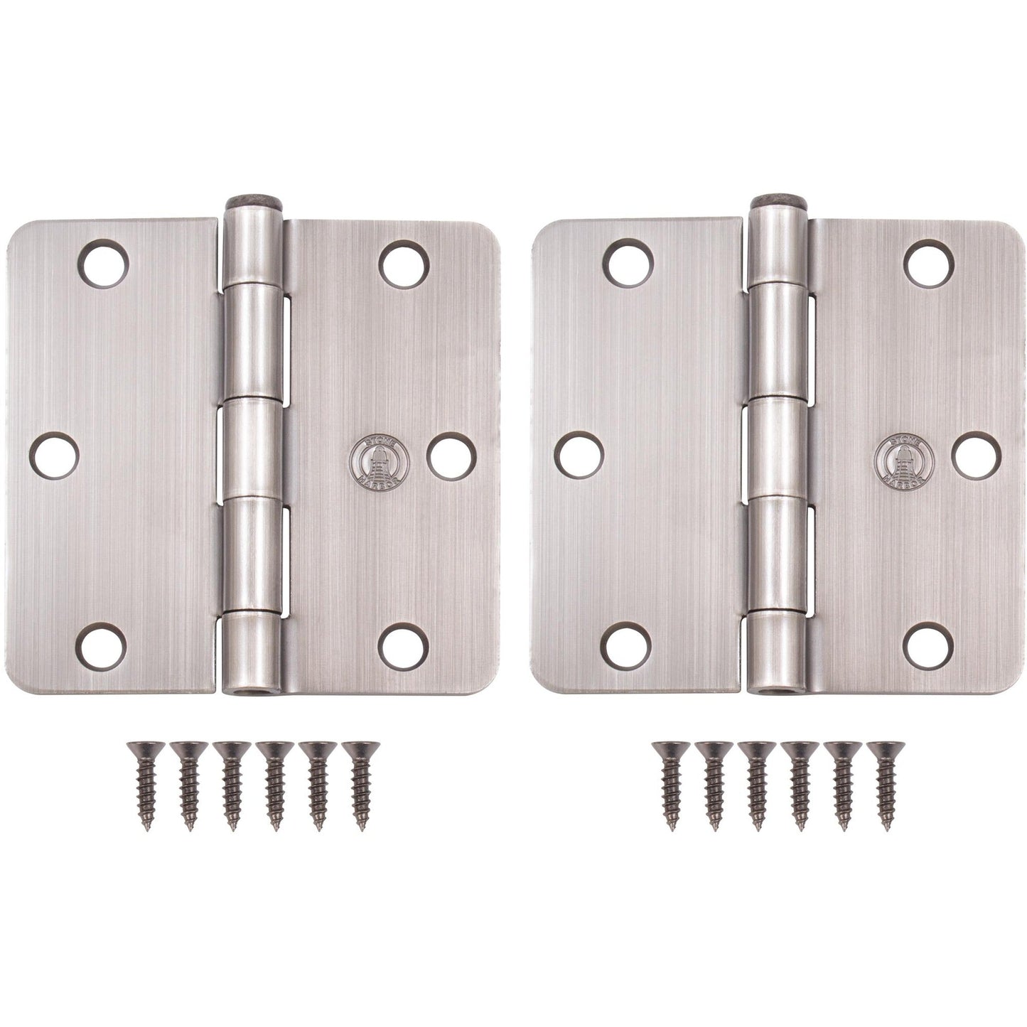 3-1/2" Door Hinges, 1/4" Radius Corner