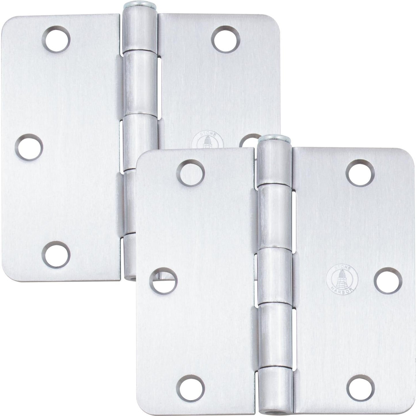 3-1/2" Door Hinges, 1/4" Radius Corner