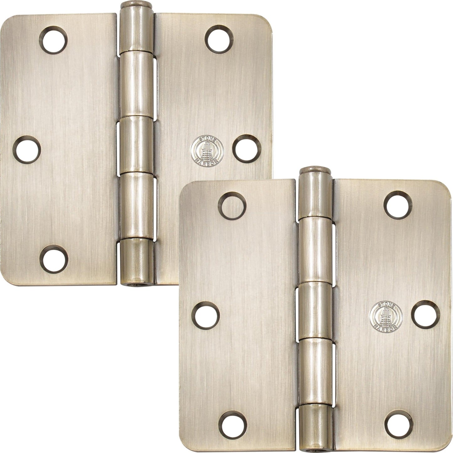 3-1/2" Door Hinges, 1/4" Radius Corner