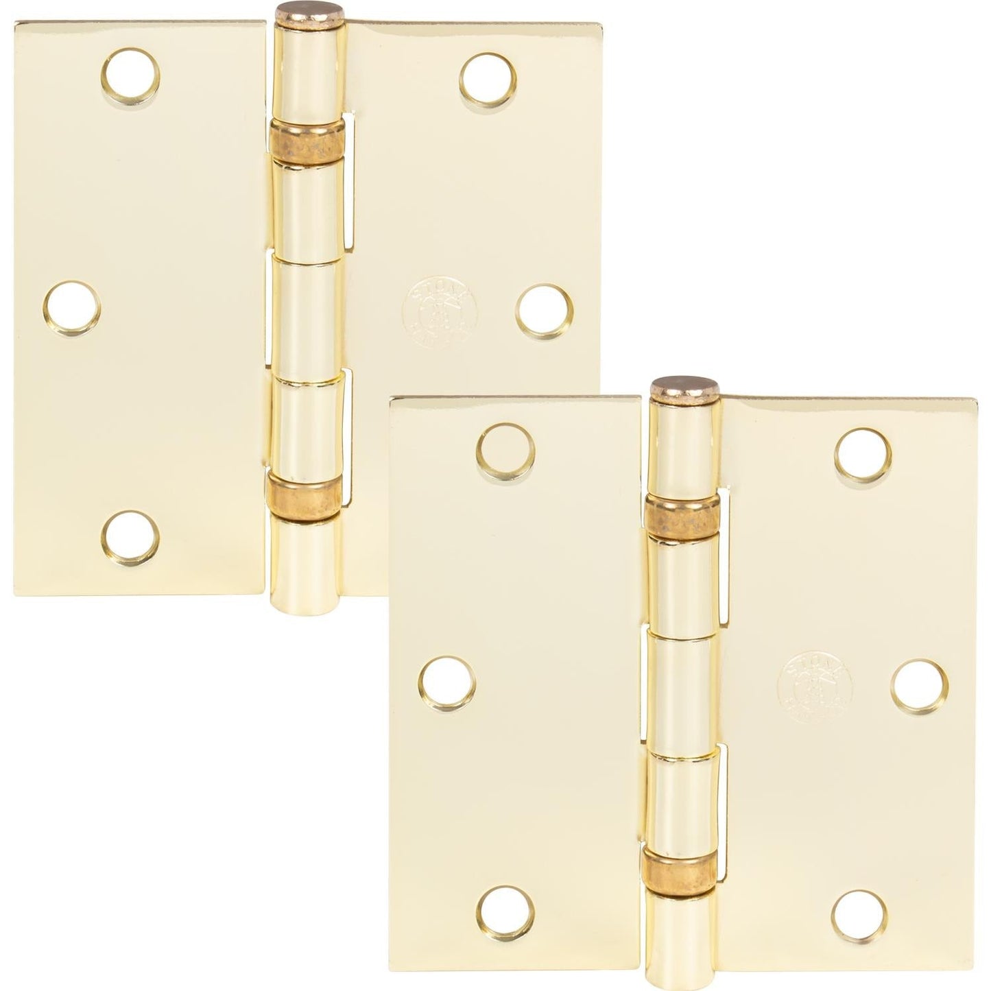 3-1/2" Ball-Bearing Door Hinges, Square Corner