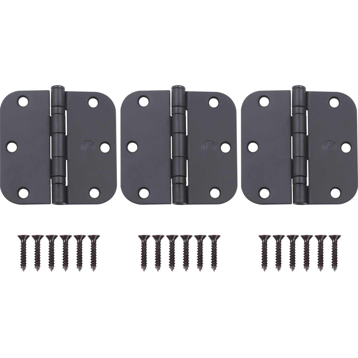 3-1/2" Ball-Bearing Door Hinges, 5/8" Radius Corner