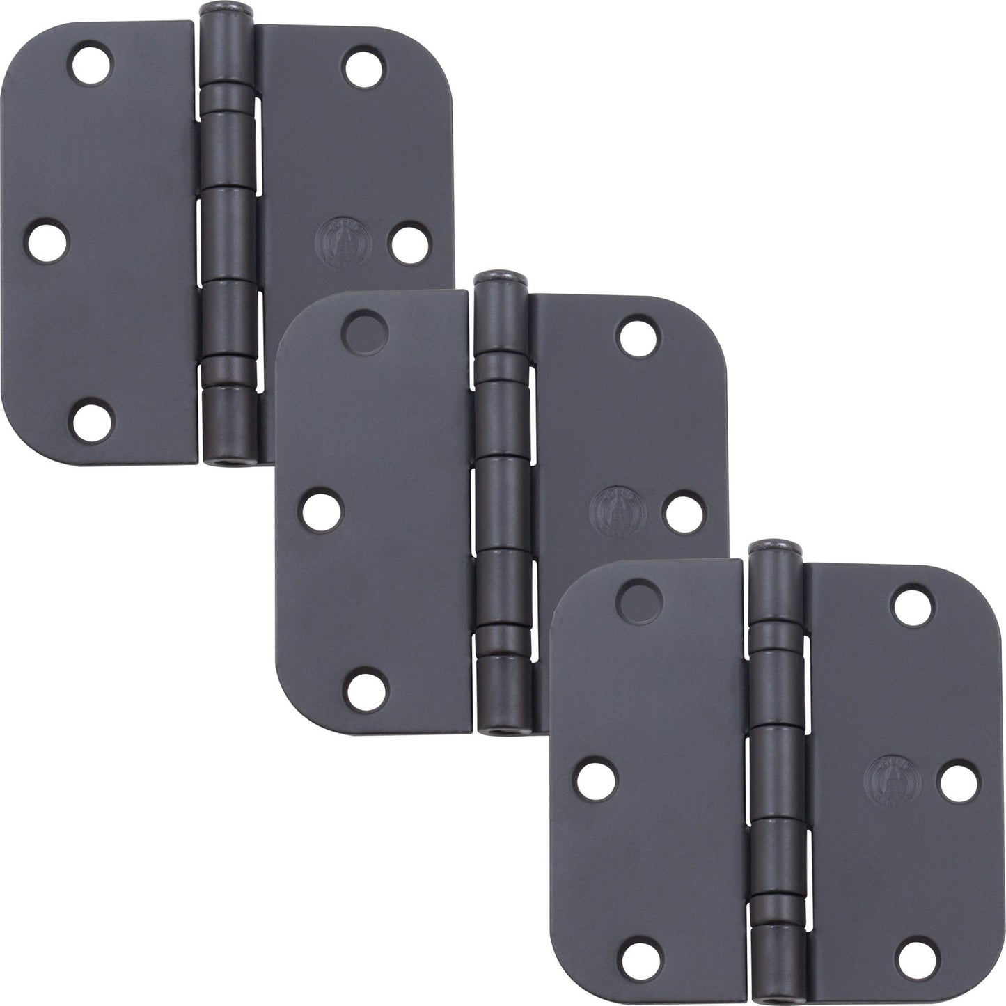 3-1/2" Ball-Bearing Door Hinges, 5/8" Radius Corner