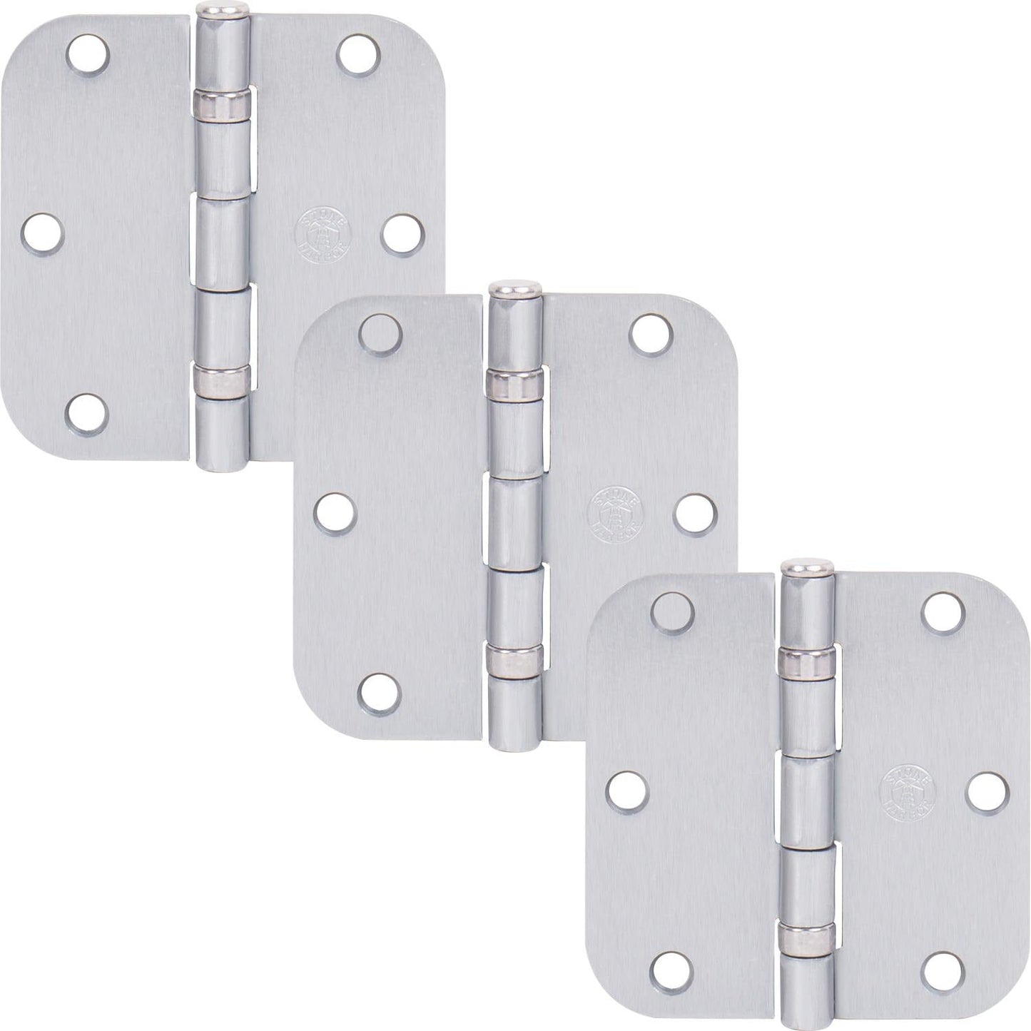 3-1/2" Ball-Bearing Door Hinges, 5/8" Radius Corner