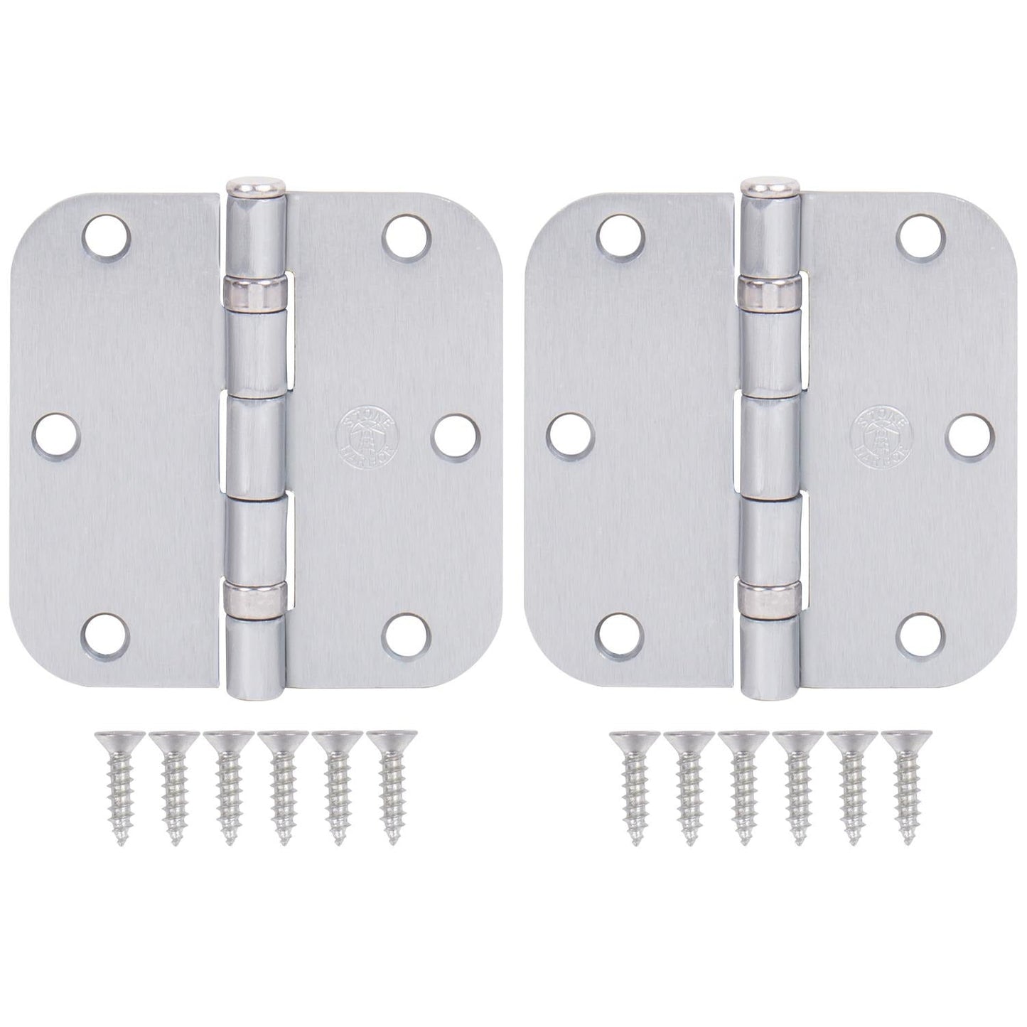 3-1/2" Ball-Bearing Door Hinges, 5/8" Radius Corner