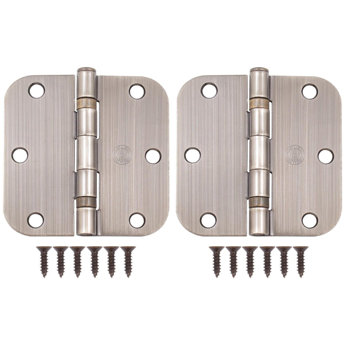 3-1/2" Ball-Bearing Door Hinges, 5/8" Radius Corner