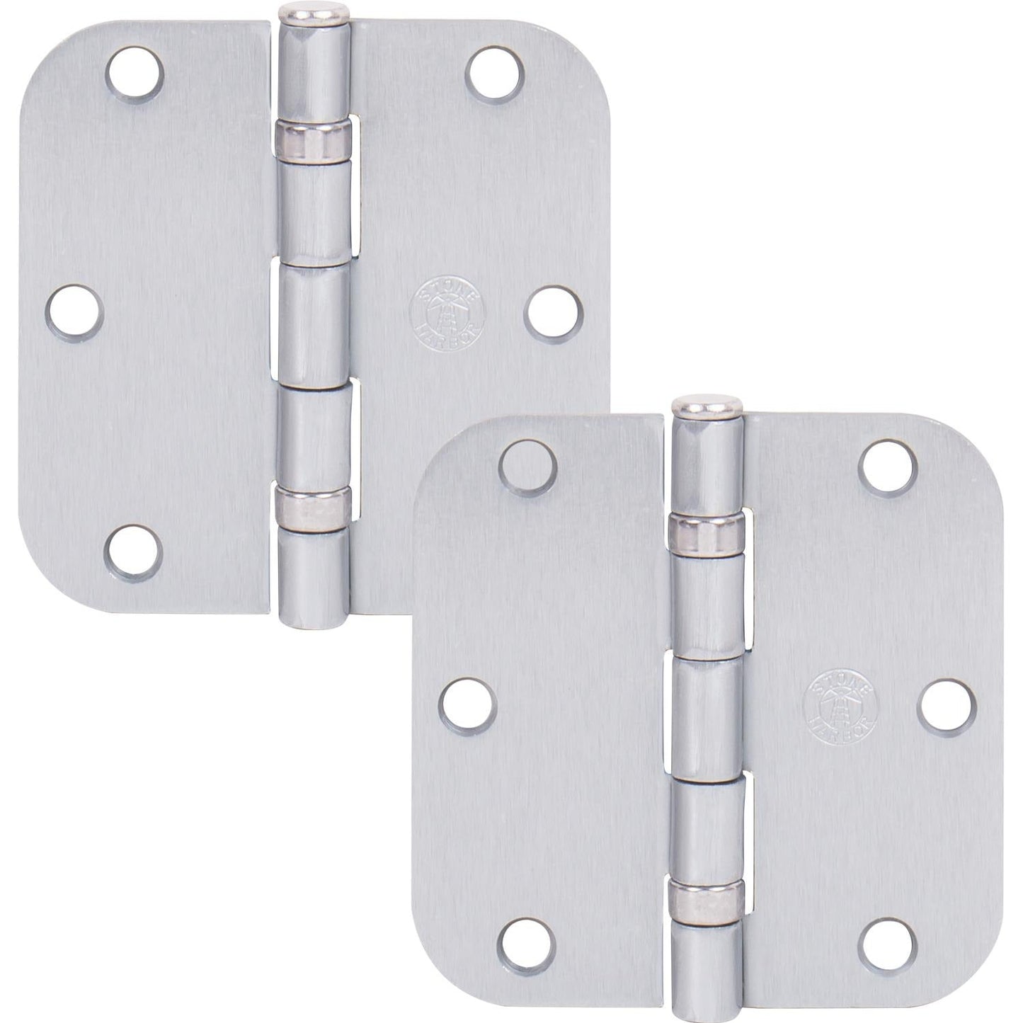 3-1/2" Ball-Bearing Door Hinges, 5/8" Radius Corner