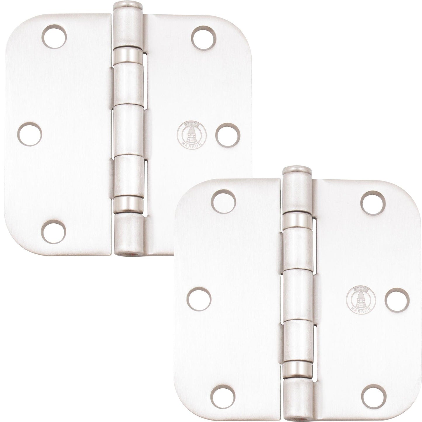 3-1/2" Ball-Bearing Door Hinges, 5/8" Radius Corner