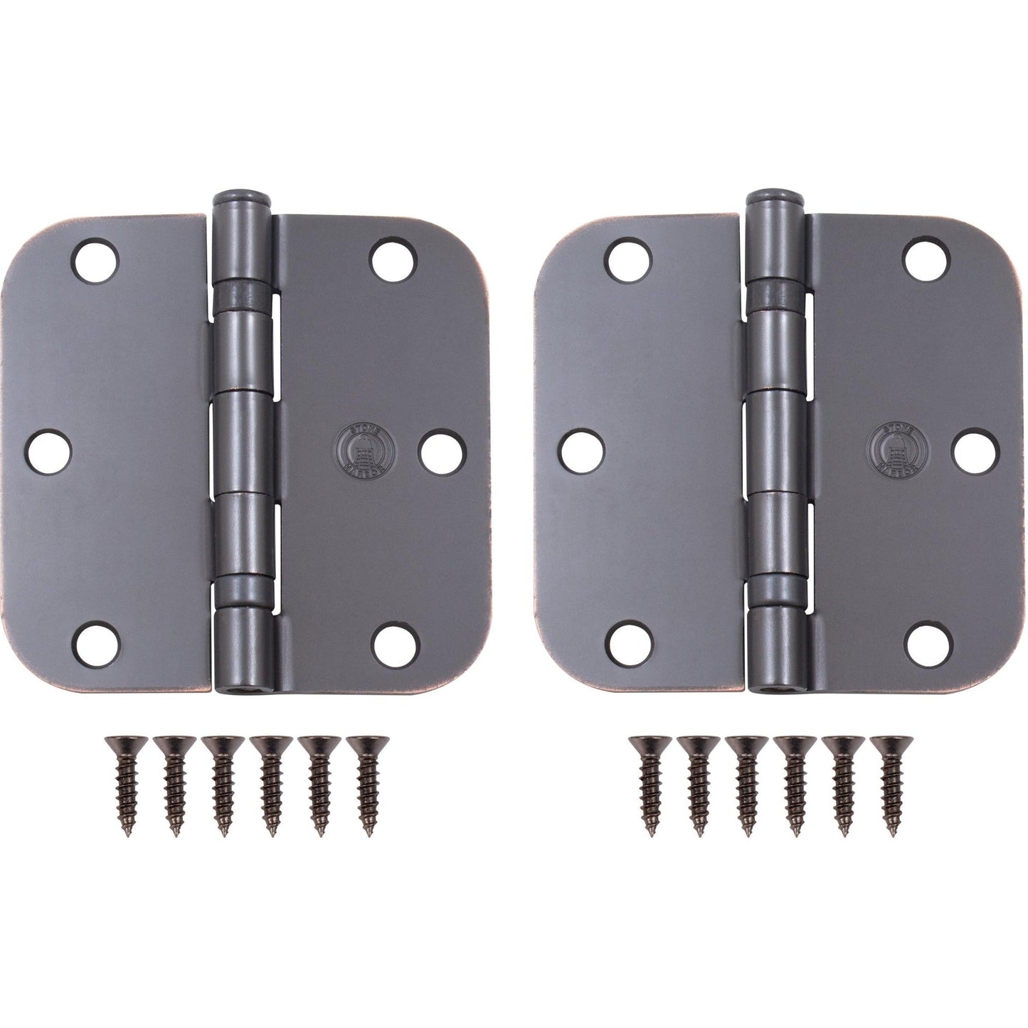 3-1/2" Ball-Bearing Door Hinges, 5/8" Radius Corner