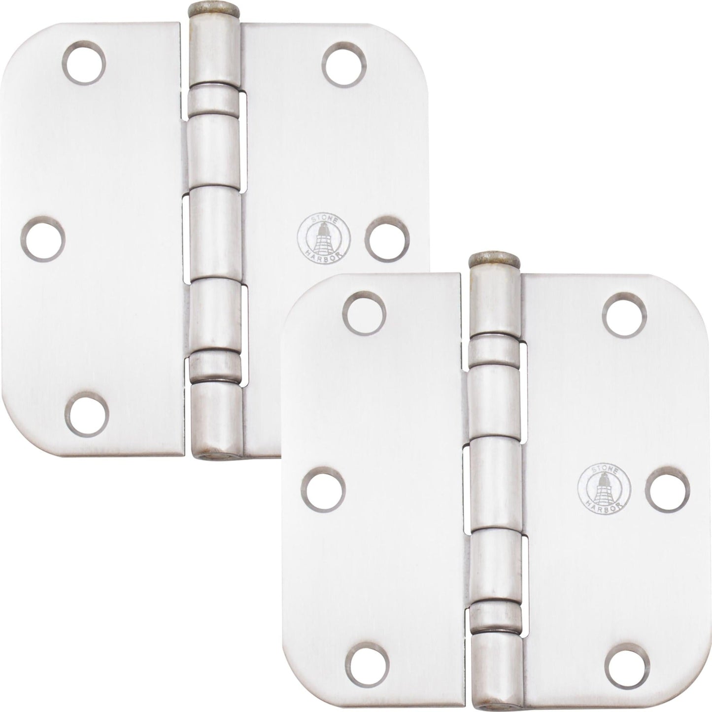 3-1/2" Ball-Bearing Door Hinges, 5/8" Radius Corner