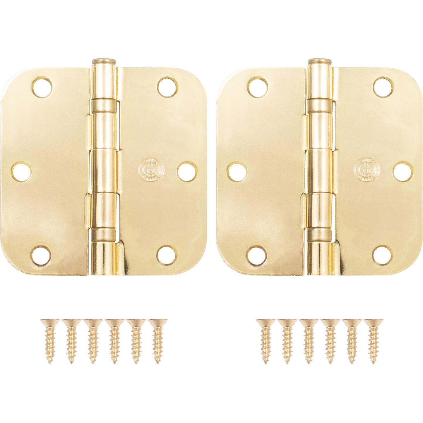 3-1/2" Ball-Bearing Door Hinges, 5/8" Radius Corner