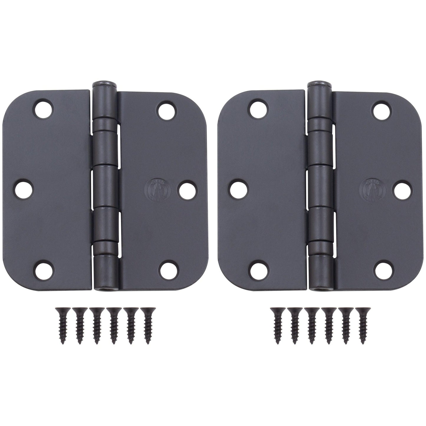 3-1/2" Ball-Bearing Door Hinges, 5/8" Radius Corner