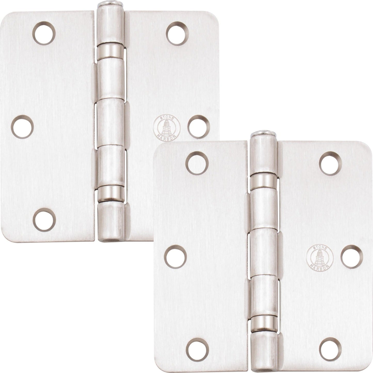 3-1/2" Ball-Bearing Door Hinges, 1/4" Radius Corner