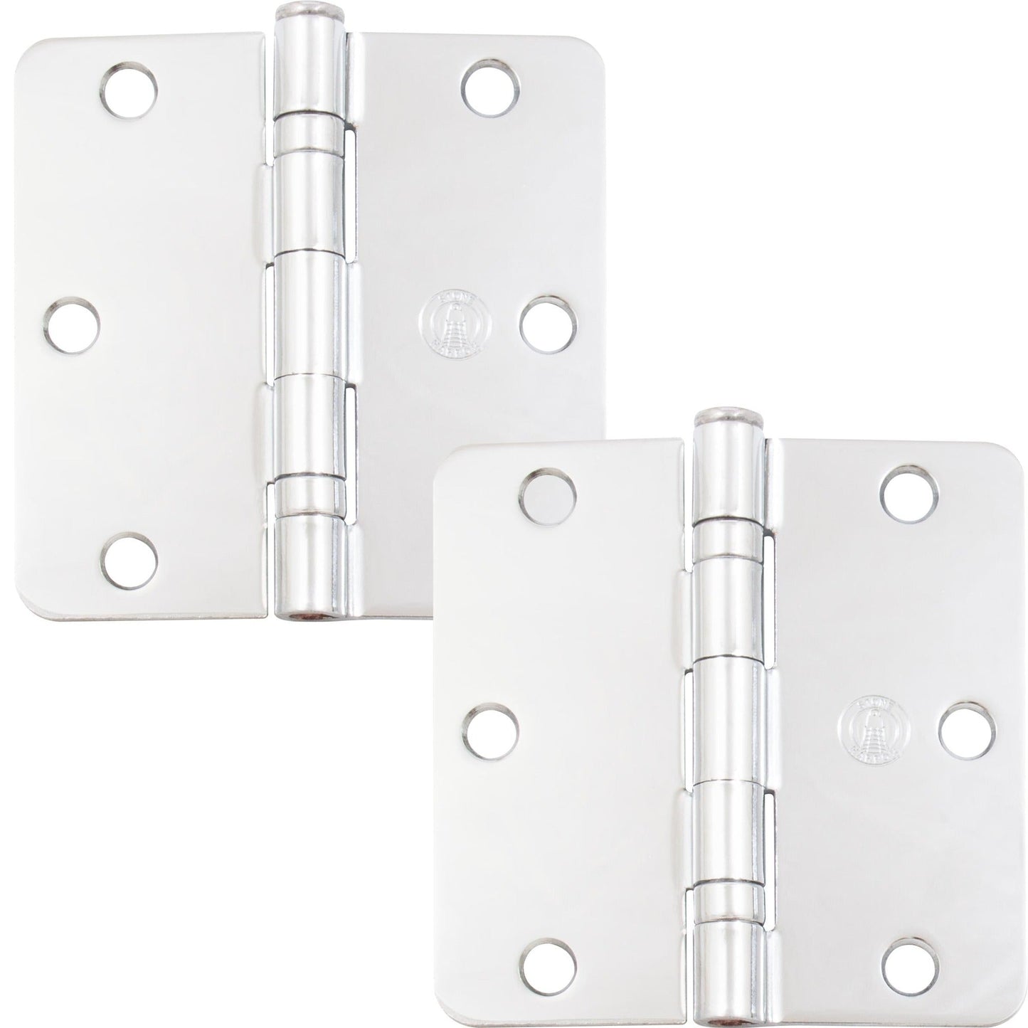 3-1/2" Ball-Bearing Door Hinges, 1/4" Radius Corner