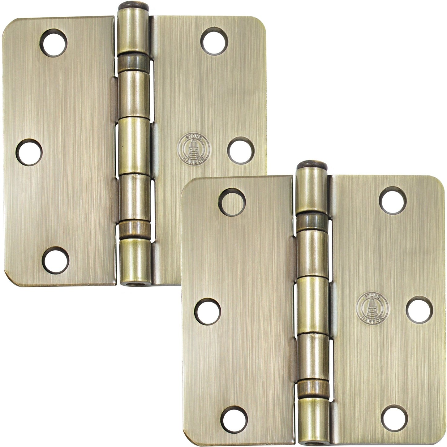 3-1/2" Ball-Bearing Door Hinges, 1/4" Radius Corner