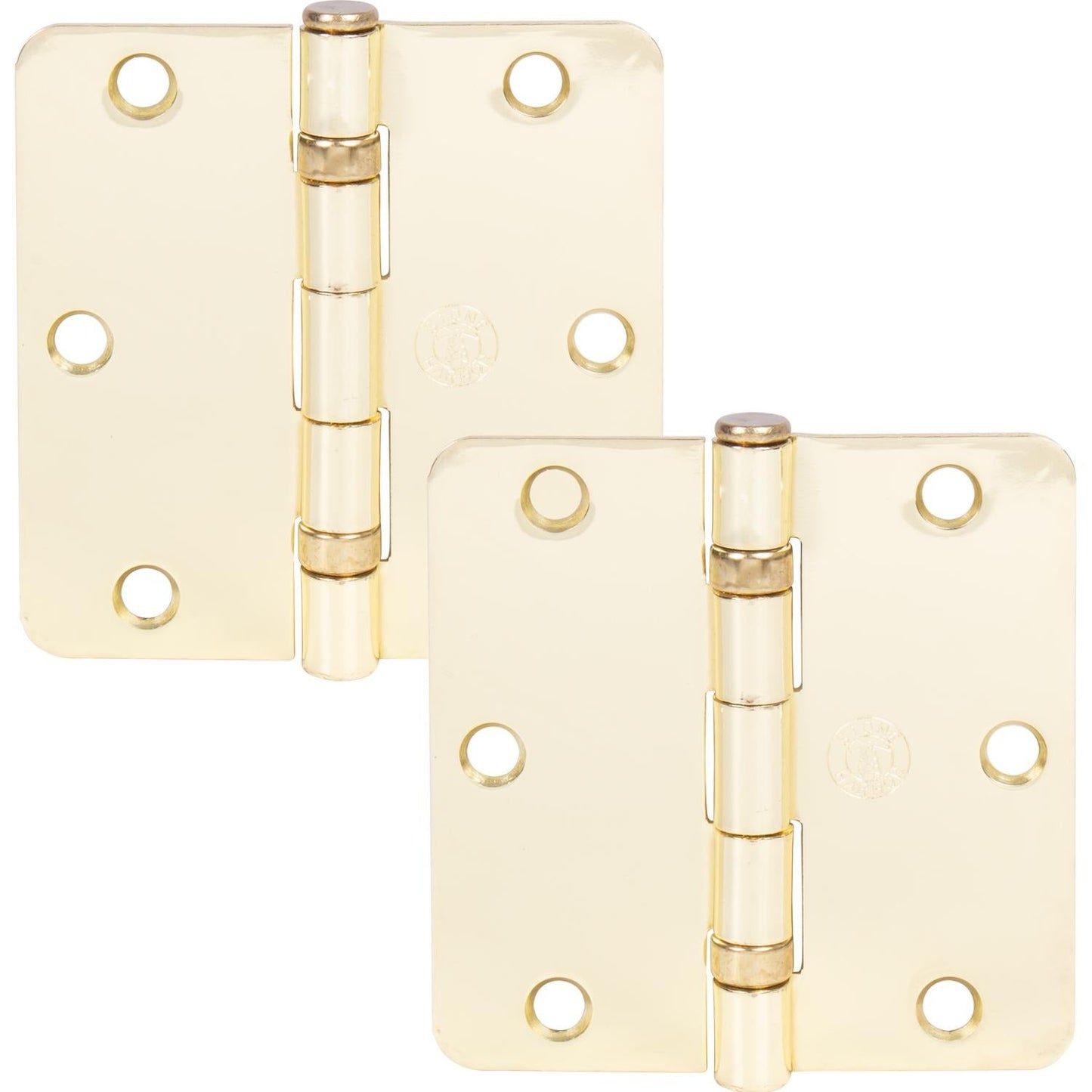 3-1/2" Ball-Bearing Door Hinges, 1/4" Radius Corner