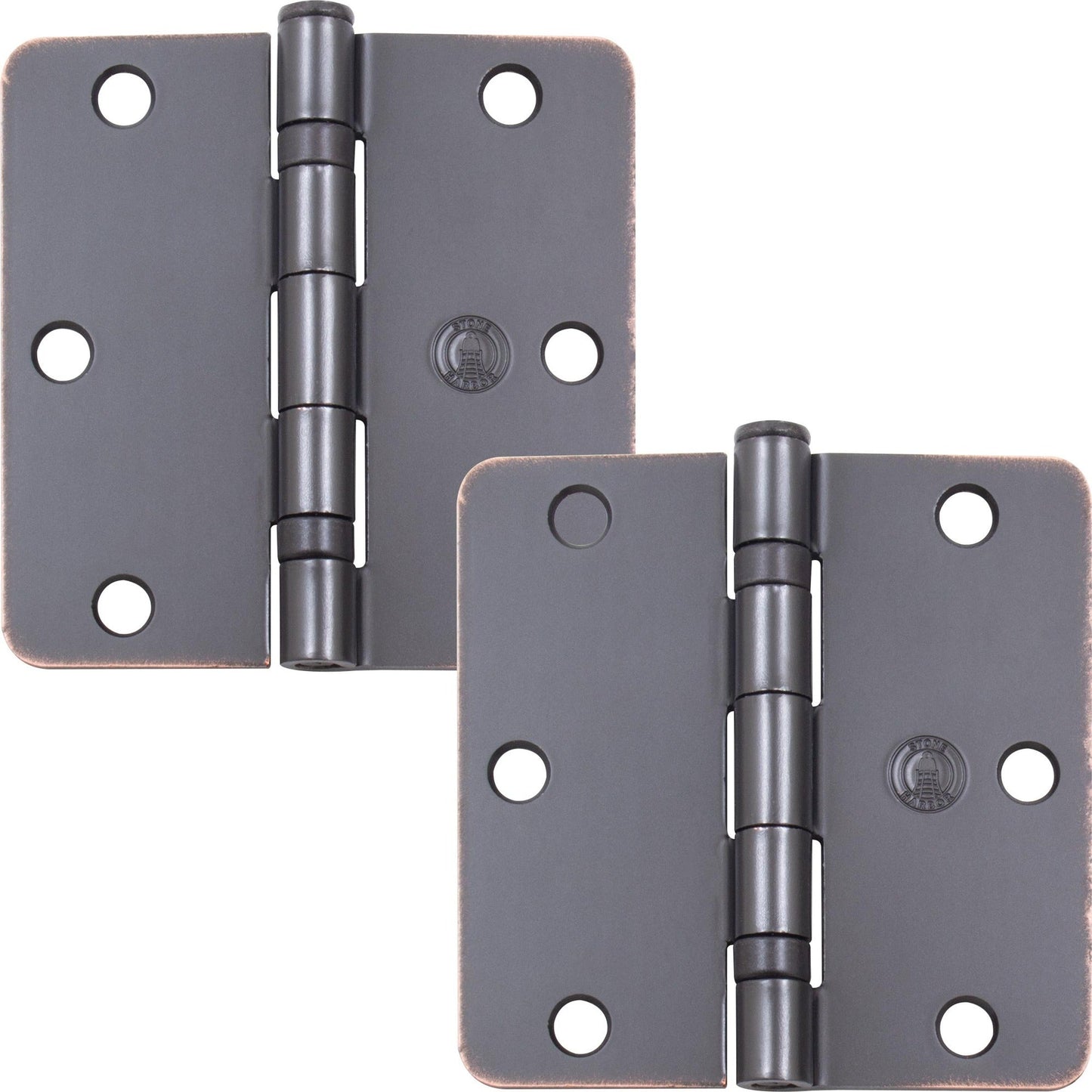 3-1/2" Ball-Bearing Door Hinges, 1/4" Radius Corner