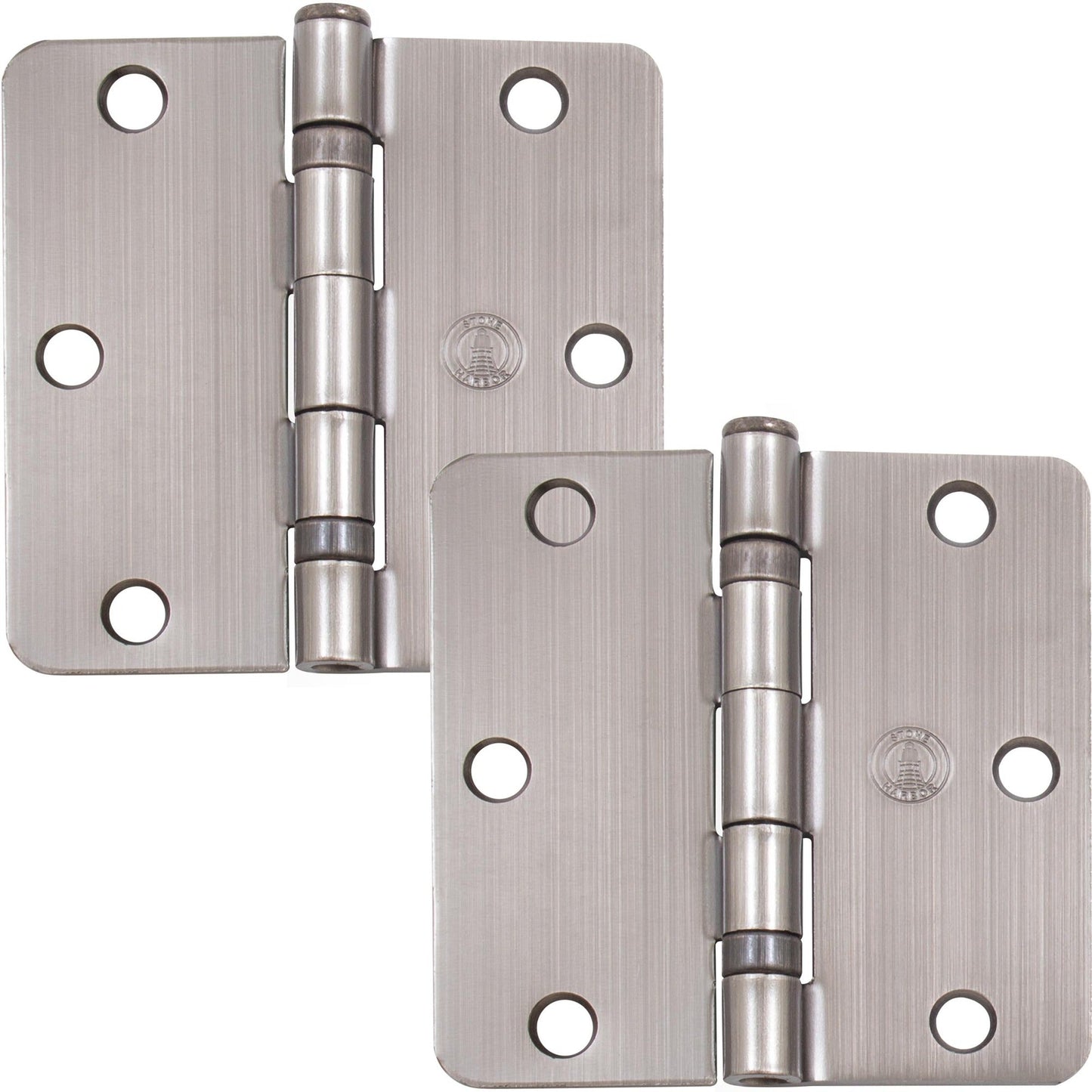 3-1/2" Ball-Bearing Door Hinges, 1/4" Radius Corner