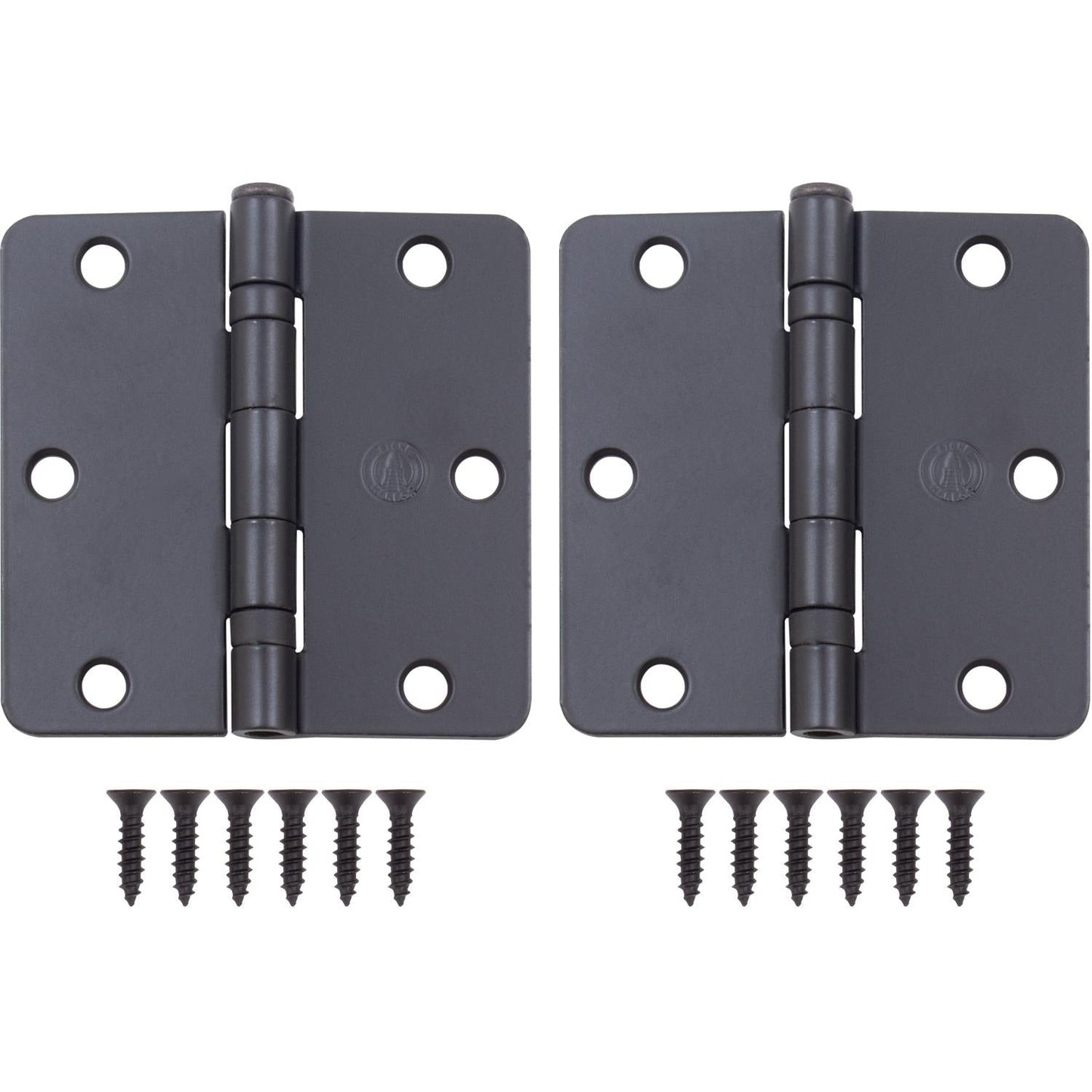 3-1/2" Ball-Bearing Door Hinges, 1/4" Radius Corner